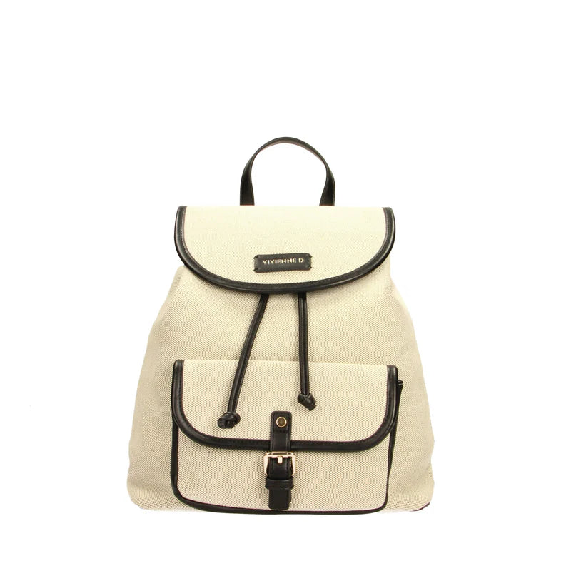 Zaino Vivienne D donna stile urbano design moderno capiente Nero TU | Giò Fashion