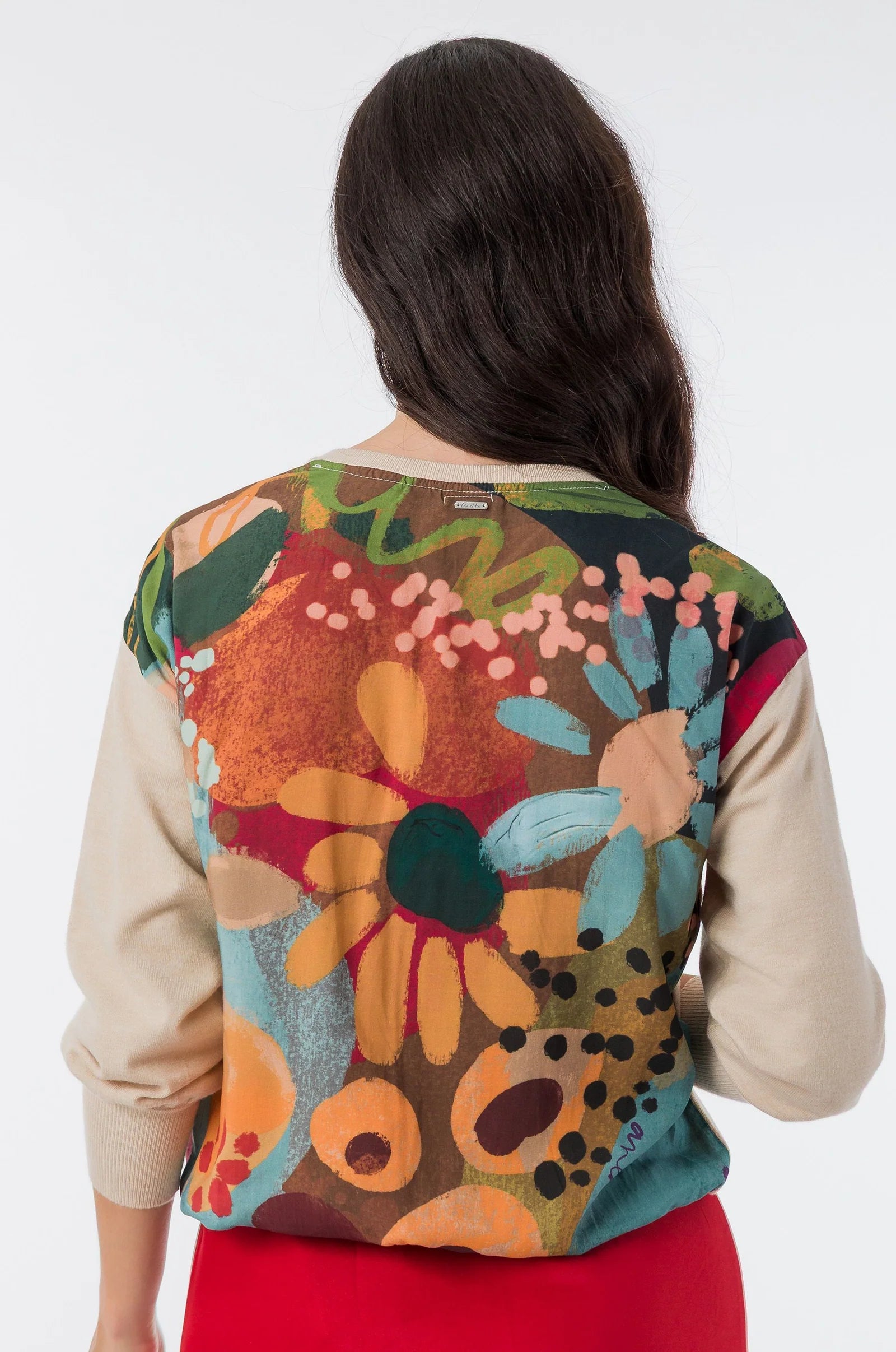 Maglione Donna Anekke in Maglia Fine con Dettagli Ricamati