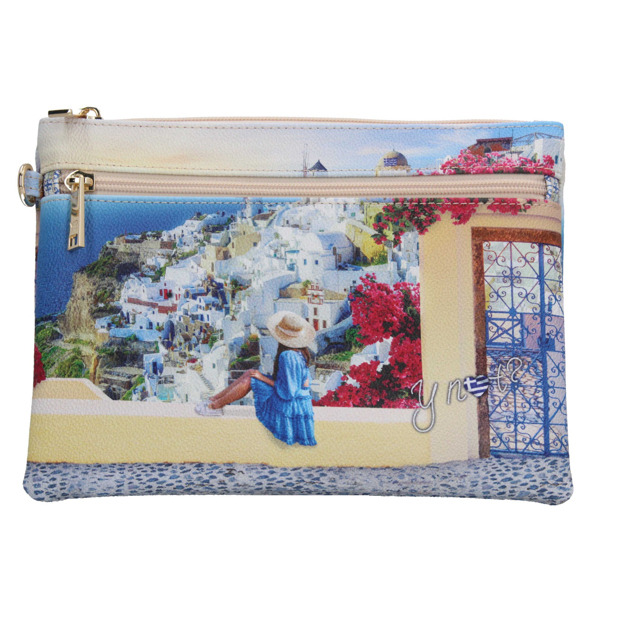 Pochette YNot con cinturino da polso e chiusura zip