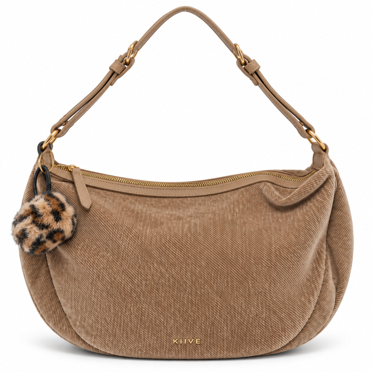 Borsa Hobo Kuvé in Velluto con Charm