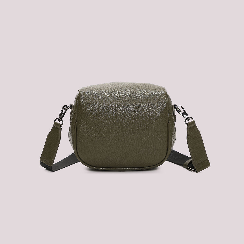 Mimi Muà Borsa Marsupio Donna con Tracolla Logata – Borsa Casual a Spalla e Tracolla