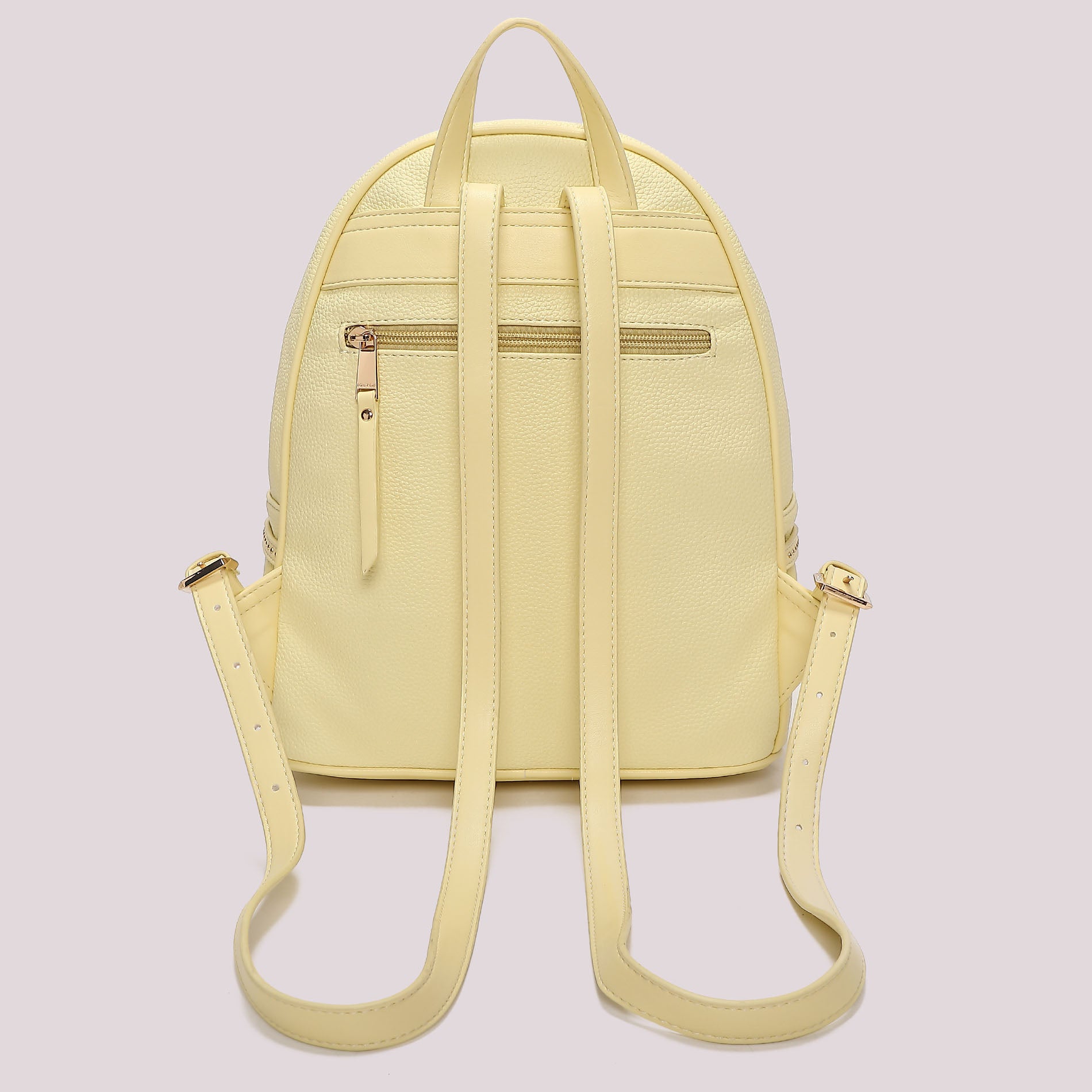 Zaino donna Mimi Mua elegante con zip doppia e dettaglio cintura