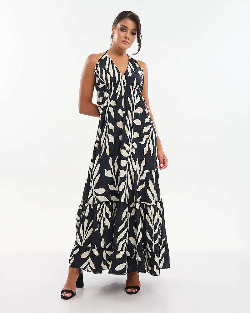 Ble Resort Collection Abito Lungo Senza Maniche con Dettagli