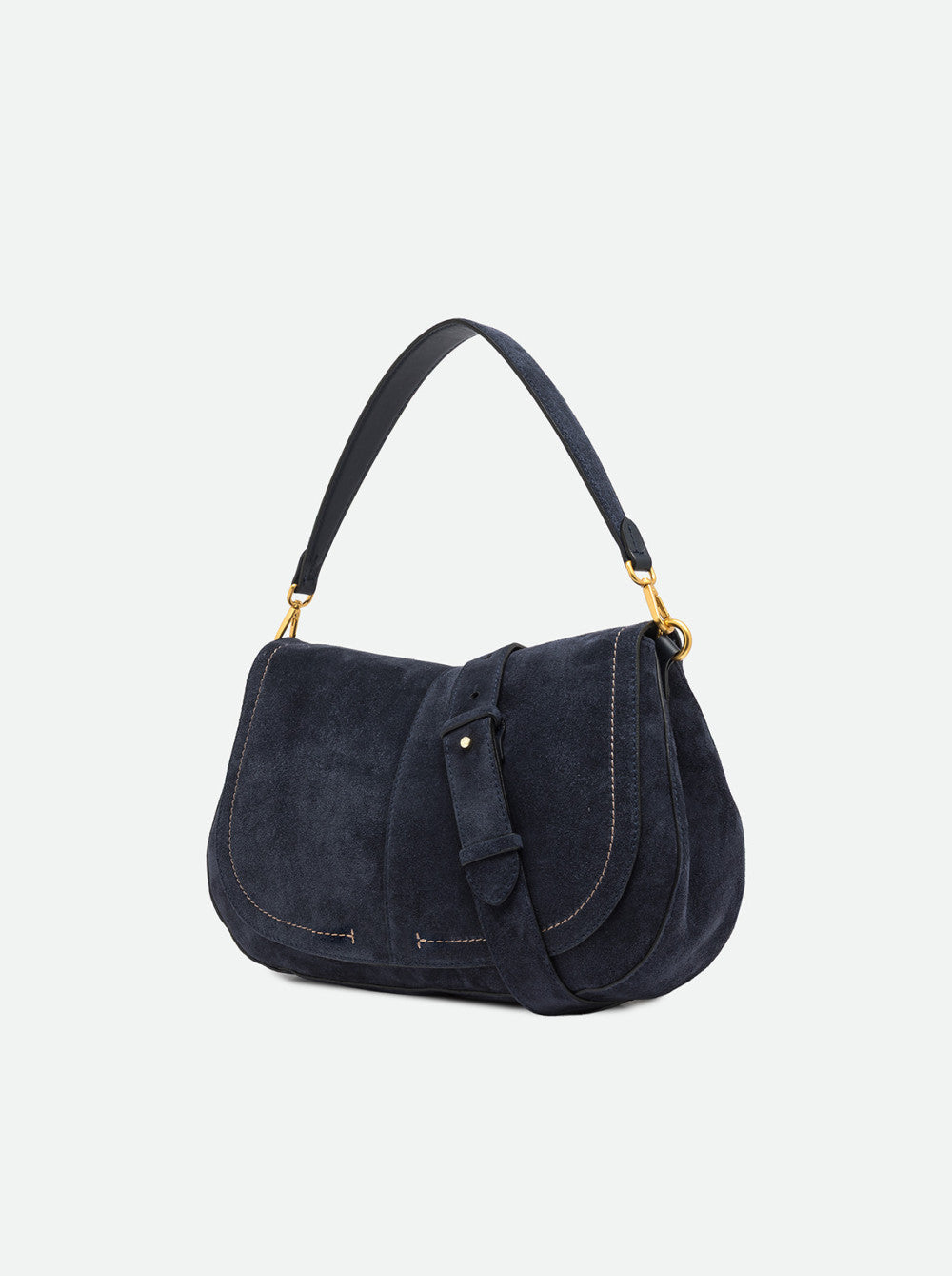 Gianni Chiarini Helena Round Borsa Grande in Pelle Scamosciata