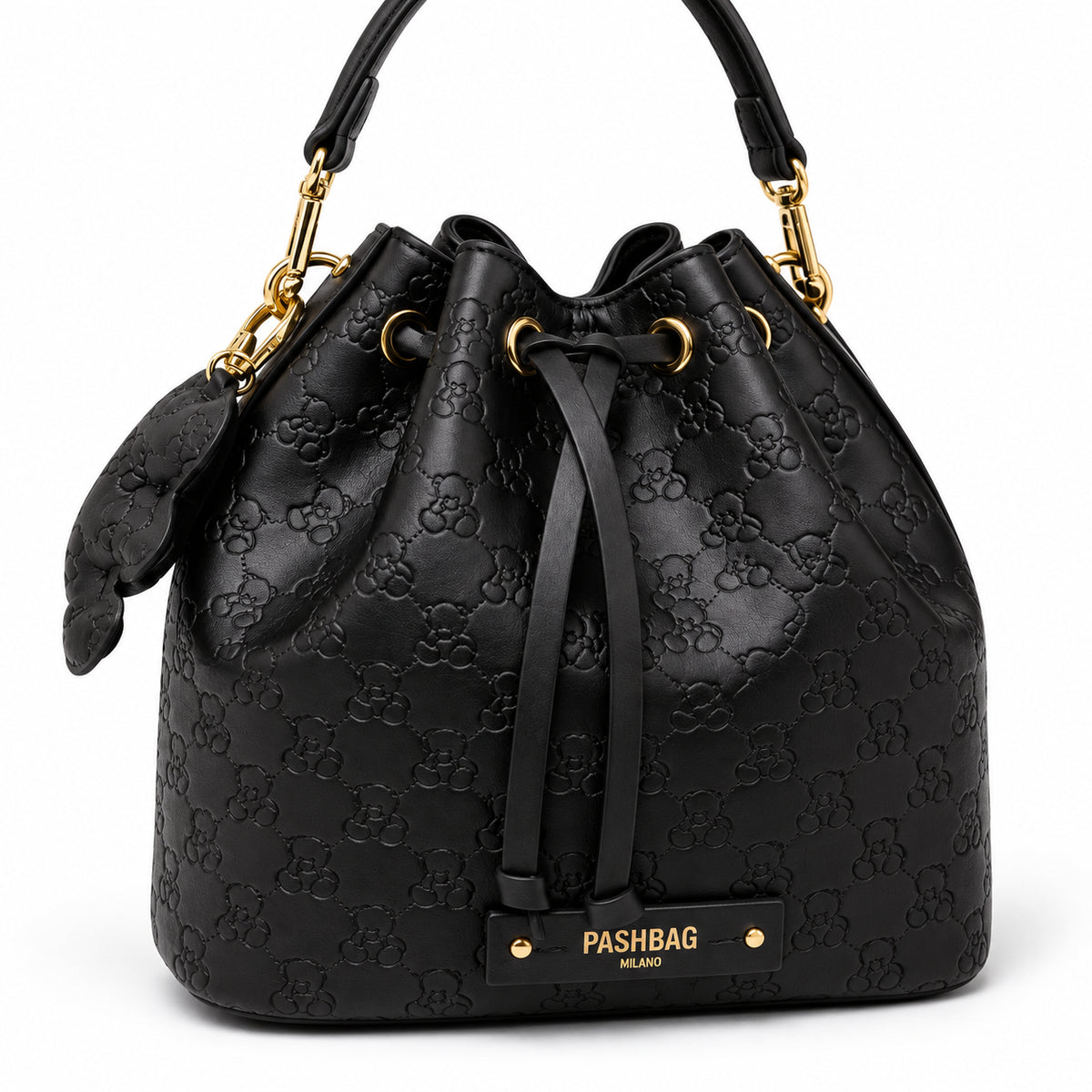 PashBag Borsa a Secchiello Donna con Coulisse e Tracolla