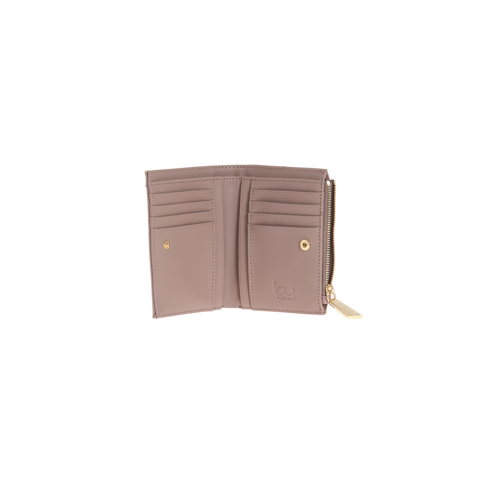Portafoglio By Byblos compatto con zip Rosa TU | Giò Fashion
