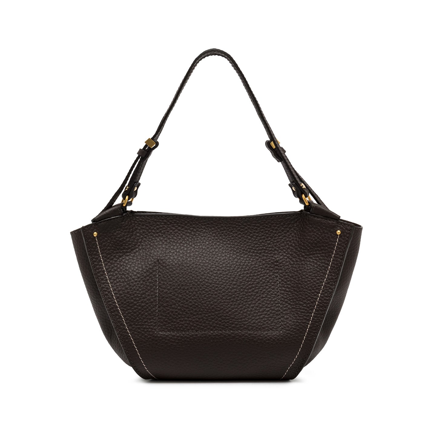 Borsa shopping Gianni Chiarini in pelle martellata con doppi manici Marrone TU | Giò Fashion