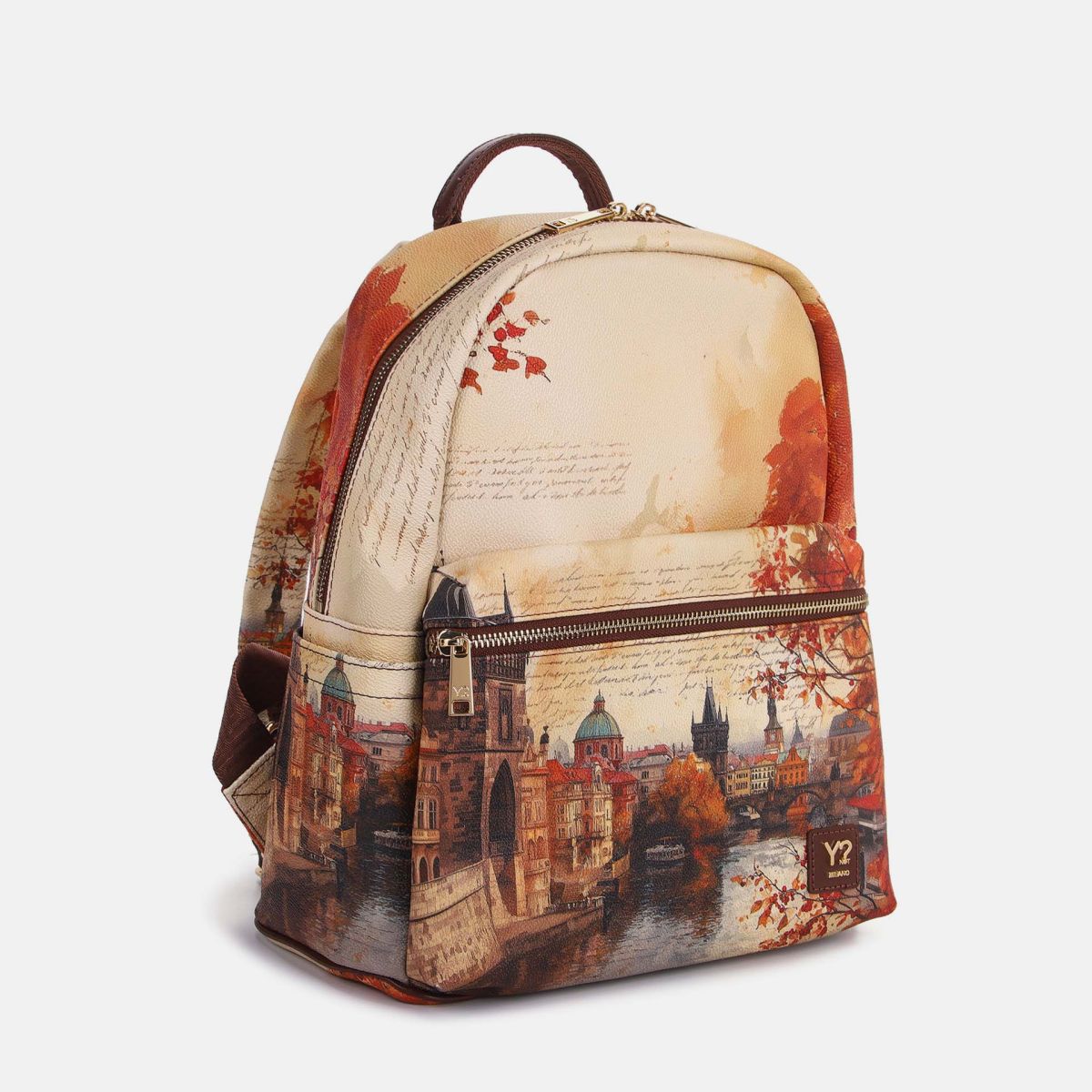 Ynot? Yes Bag Zaino Large Donna con Tasca Frontale