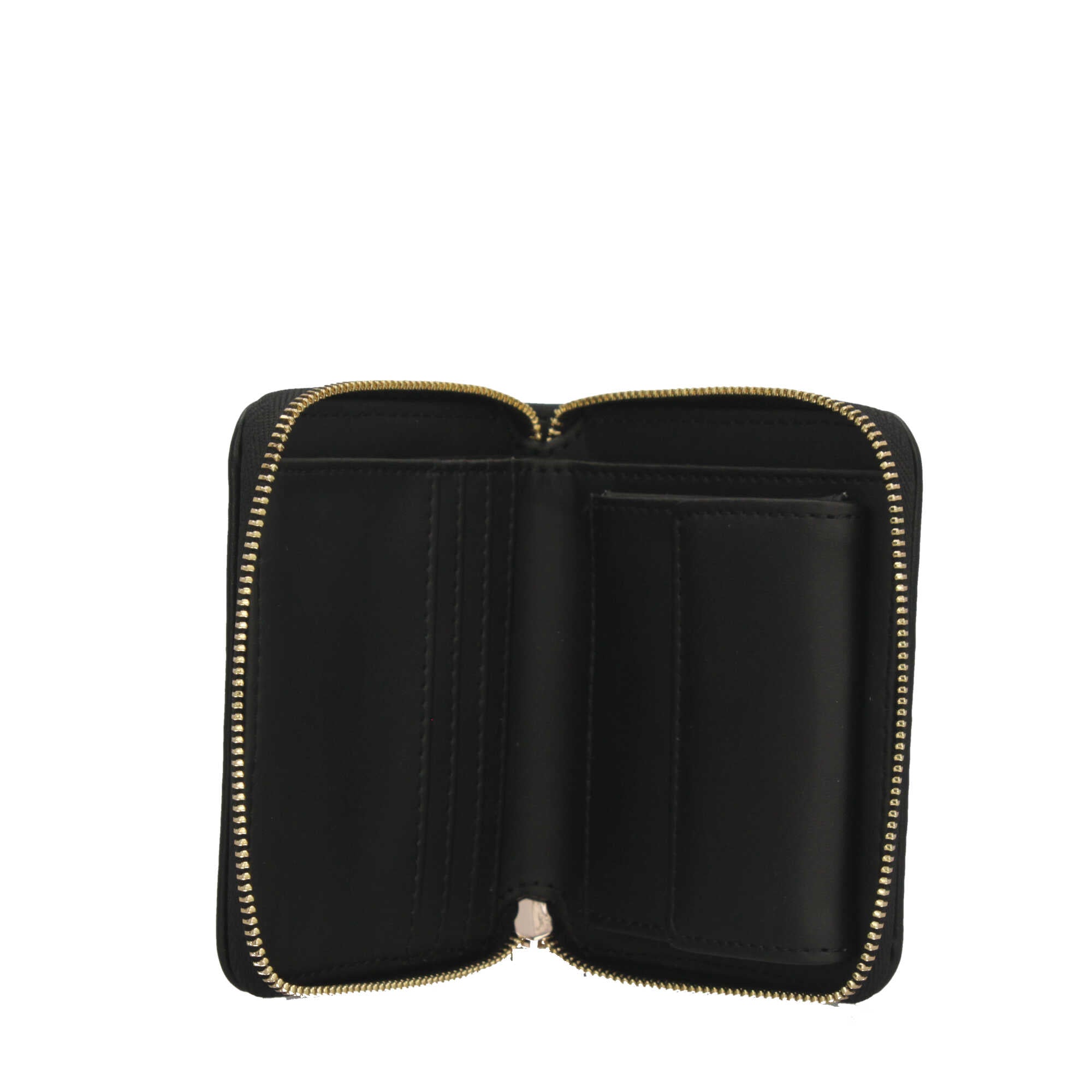 Portafoglio compatto Guess con logo in rilievo Nero TU | Giò Fashion