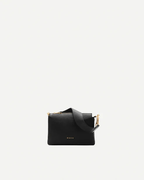 Borsa a tracolla Biasia in pelle con maxi tracolla removibile NERO TU | Giò Fashion