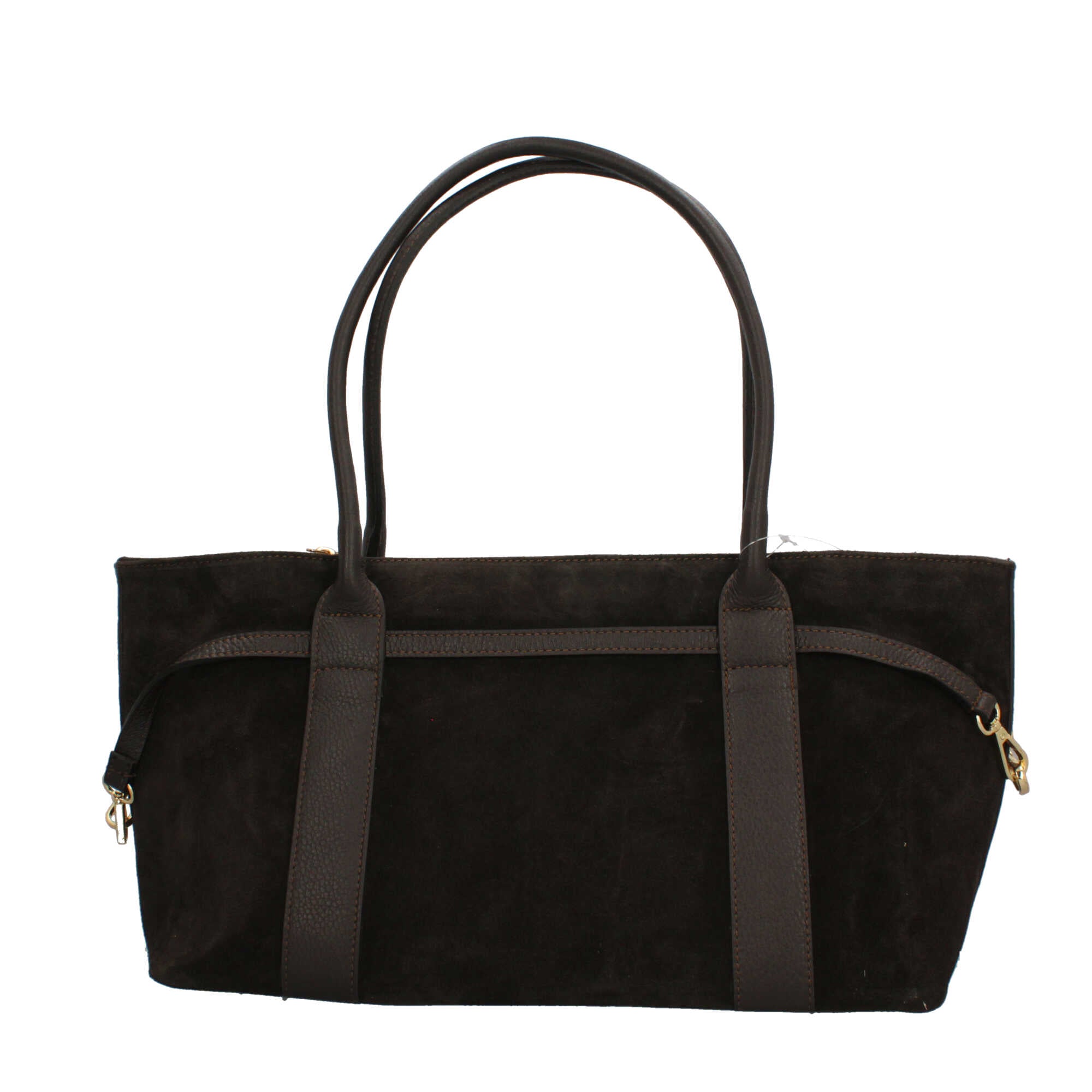Borsa in vera pelle Made in Italy a mano e spalla elegante Marrone TU | Giò Fashion