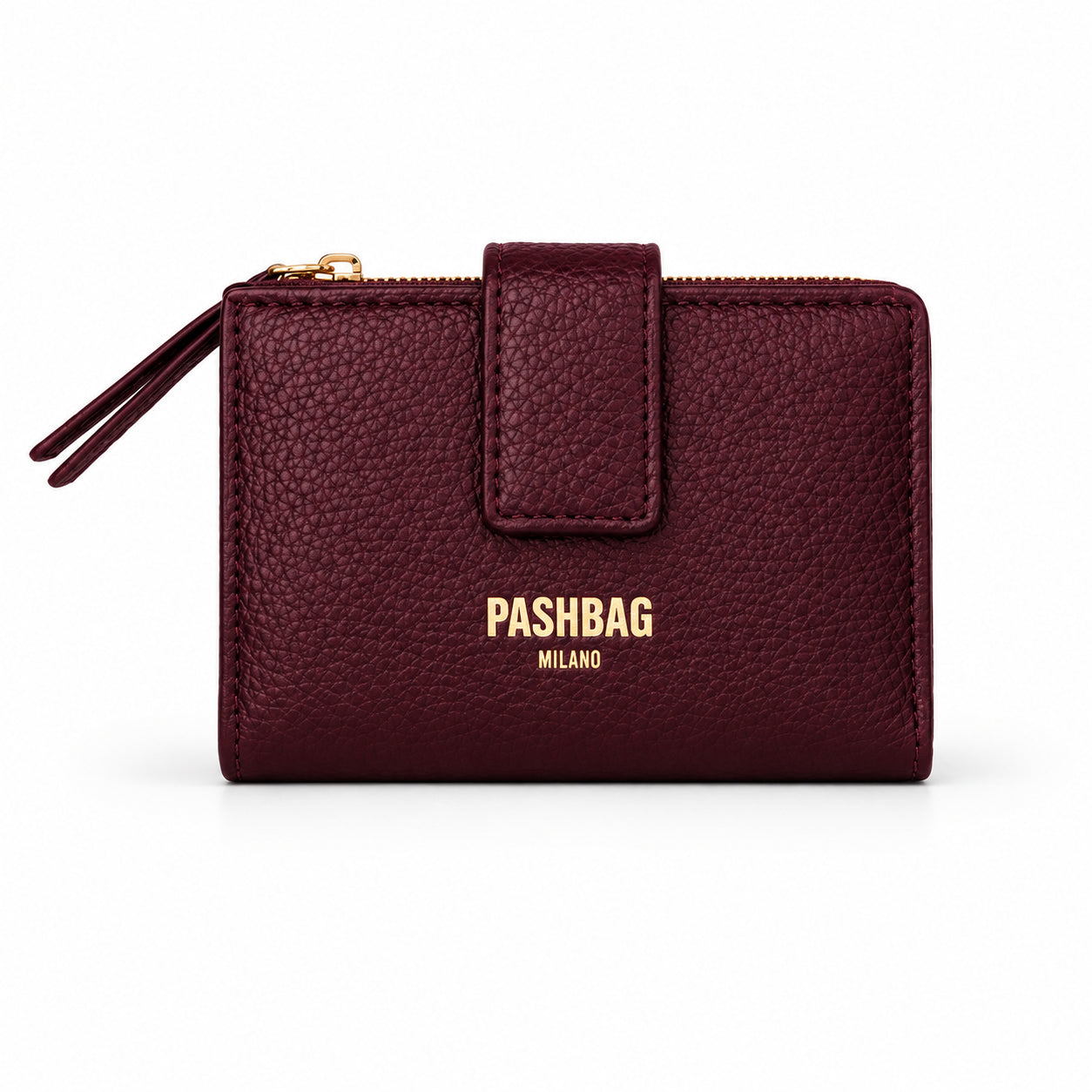 PashBag Portafoglio Donna Compatto con Linguetta e Zip