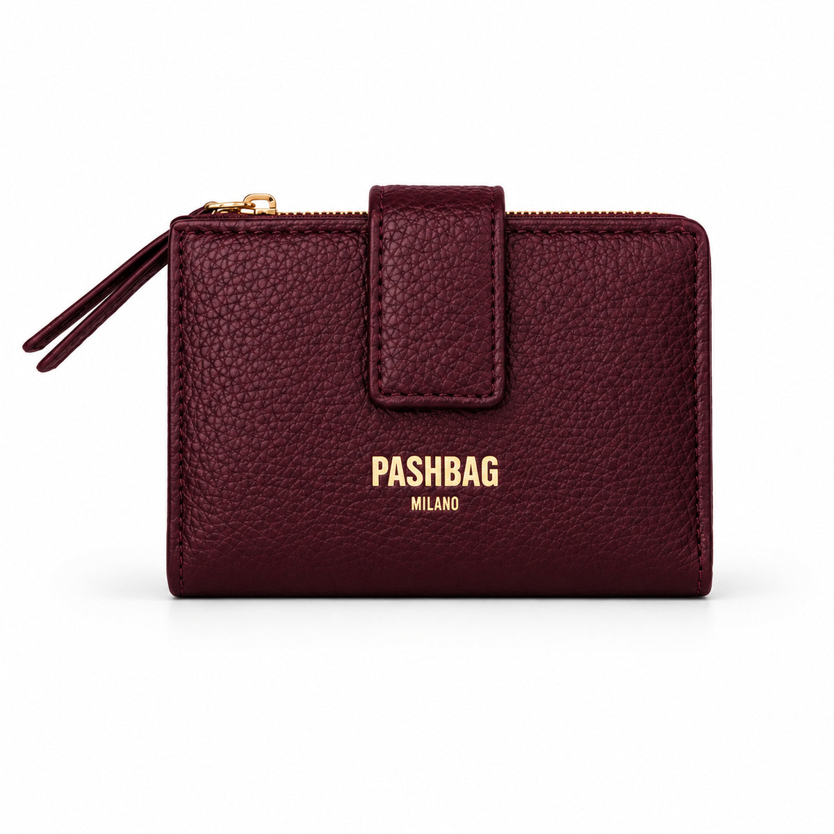 PashBag Portafoglio Donna Compatto con Linguetta e Zip