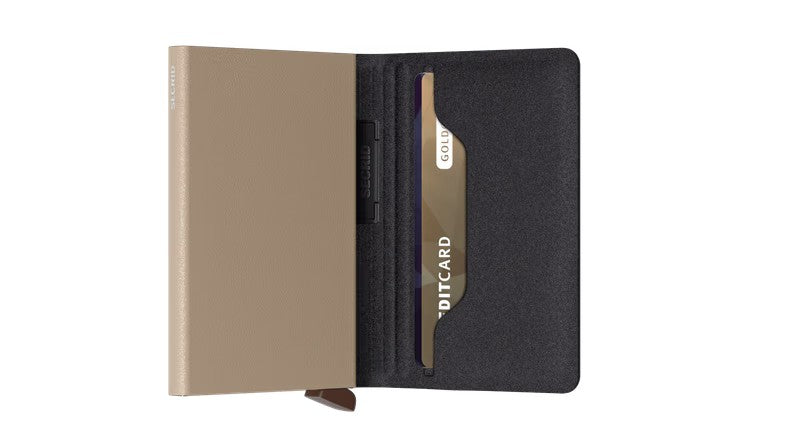 Portafoglio Secrid Miniwallet BLi Black Olive compatto con protezione RFID Verde TU | Giò Fashion