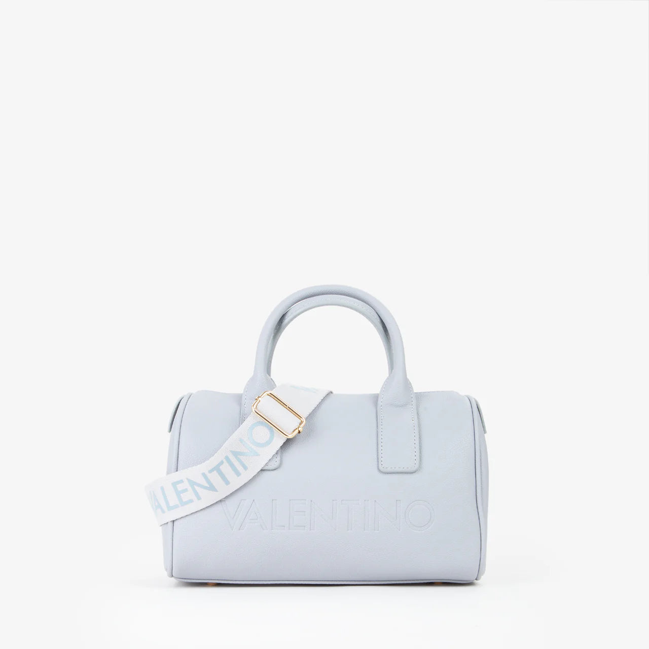 Valentino borsa a mano con tracolla logata regolabile AZZURRO TU | Giò Fashion