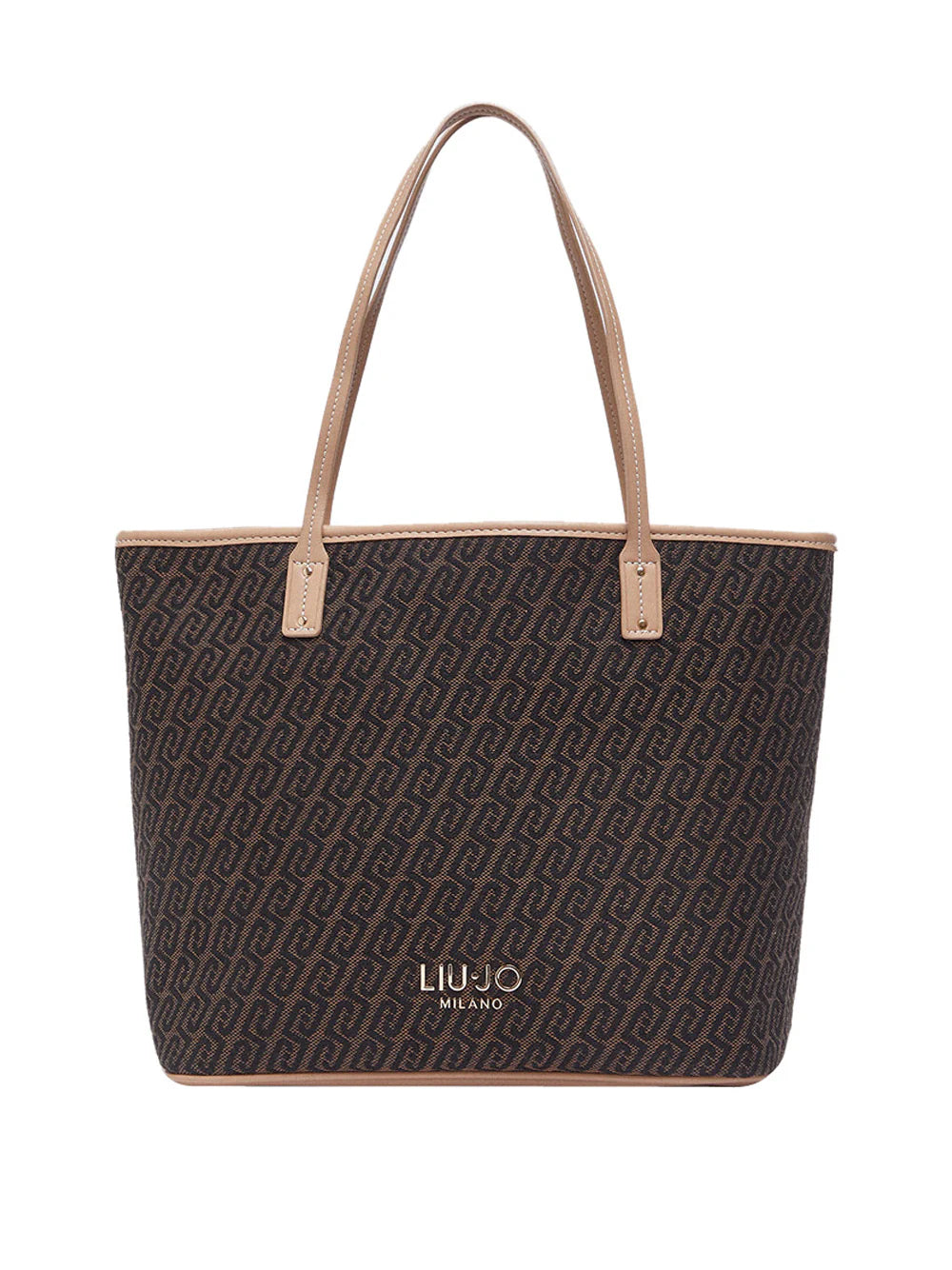 Borsa shopper Liu Jo da donna elegante e spaziosa con doppi manici Marrone TU | Giò Fashion