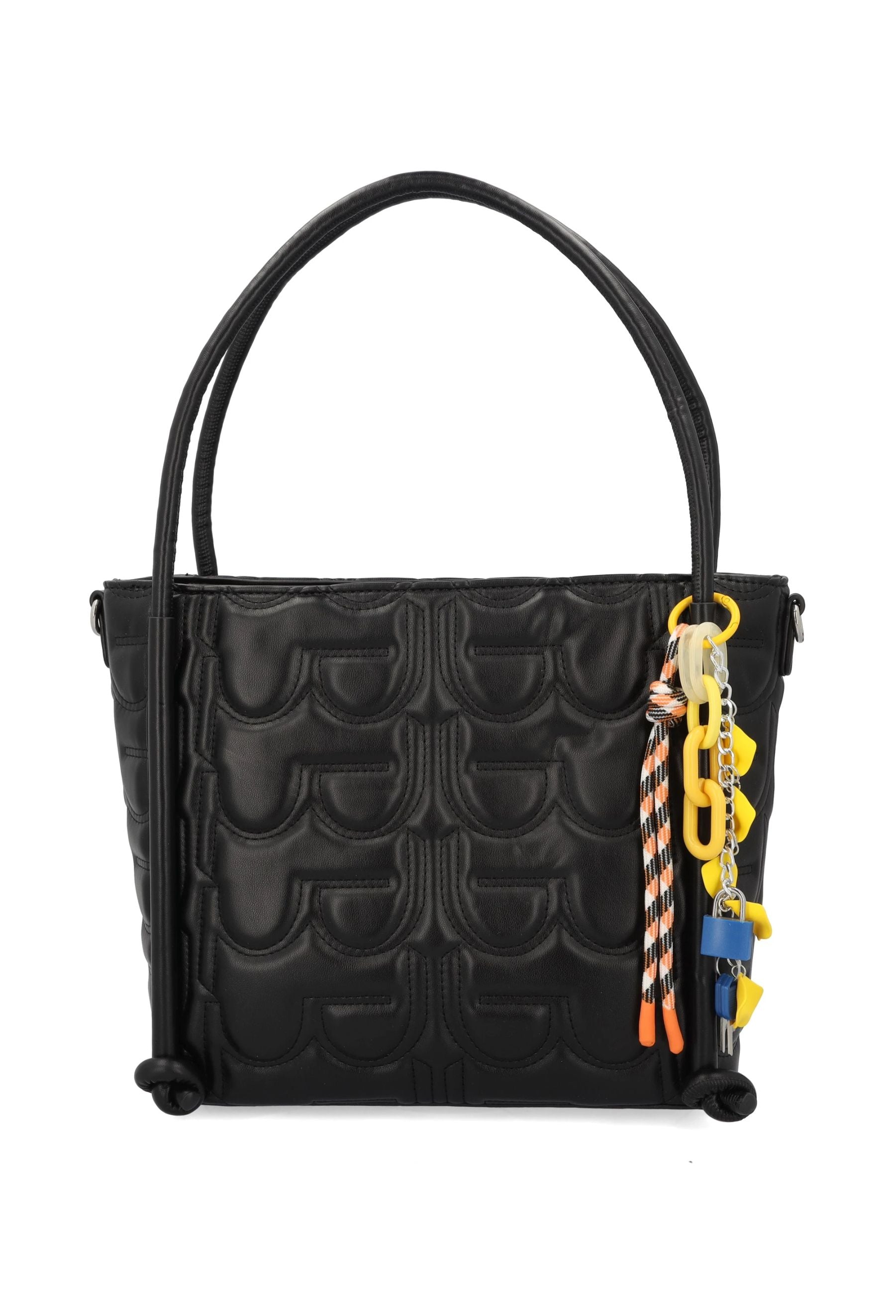 Shopper Donna By Byblos con Logo Ricamato All Over e Tracolla