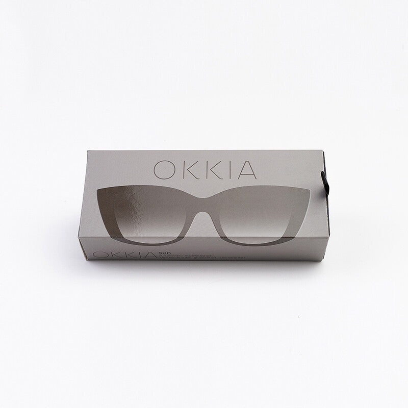 OKKIA Claudia Occhiali da Sole Donna Cat Eye Oversize con Protezione UV400