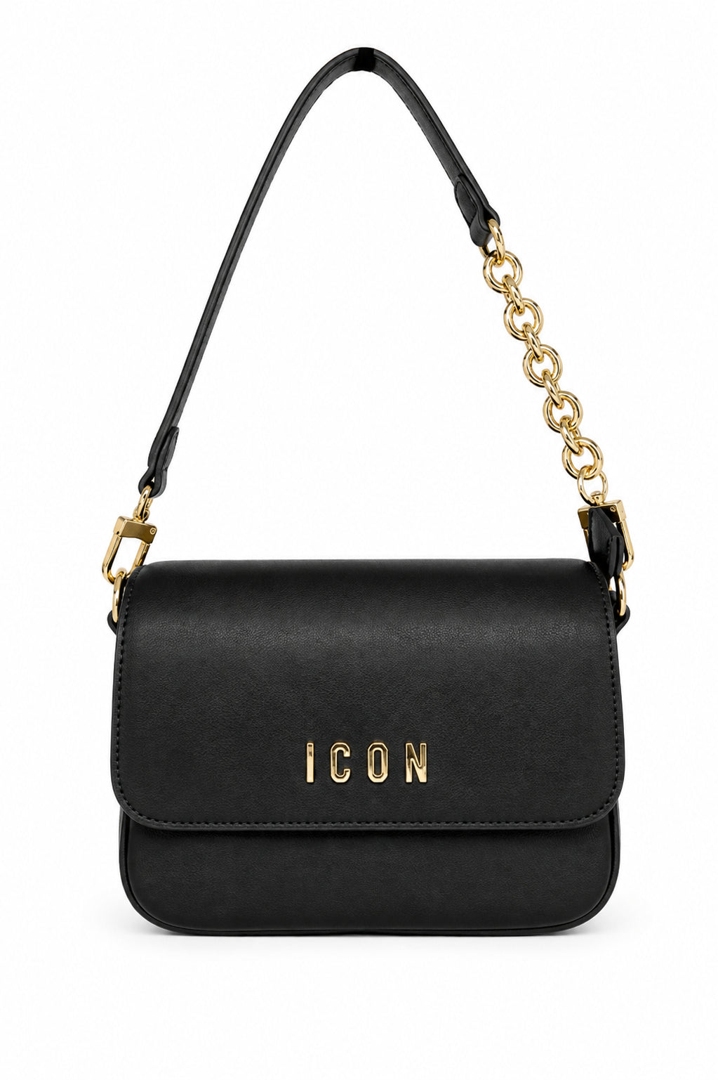 Borsa Icon Donna a Spalla con Patta e Catena