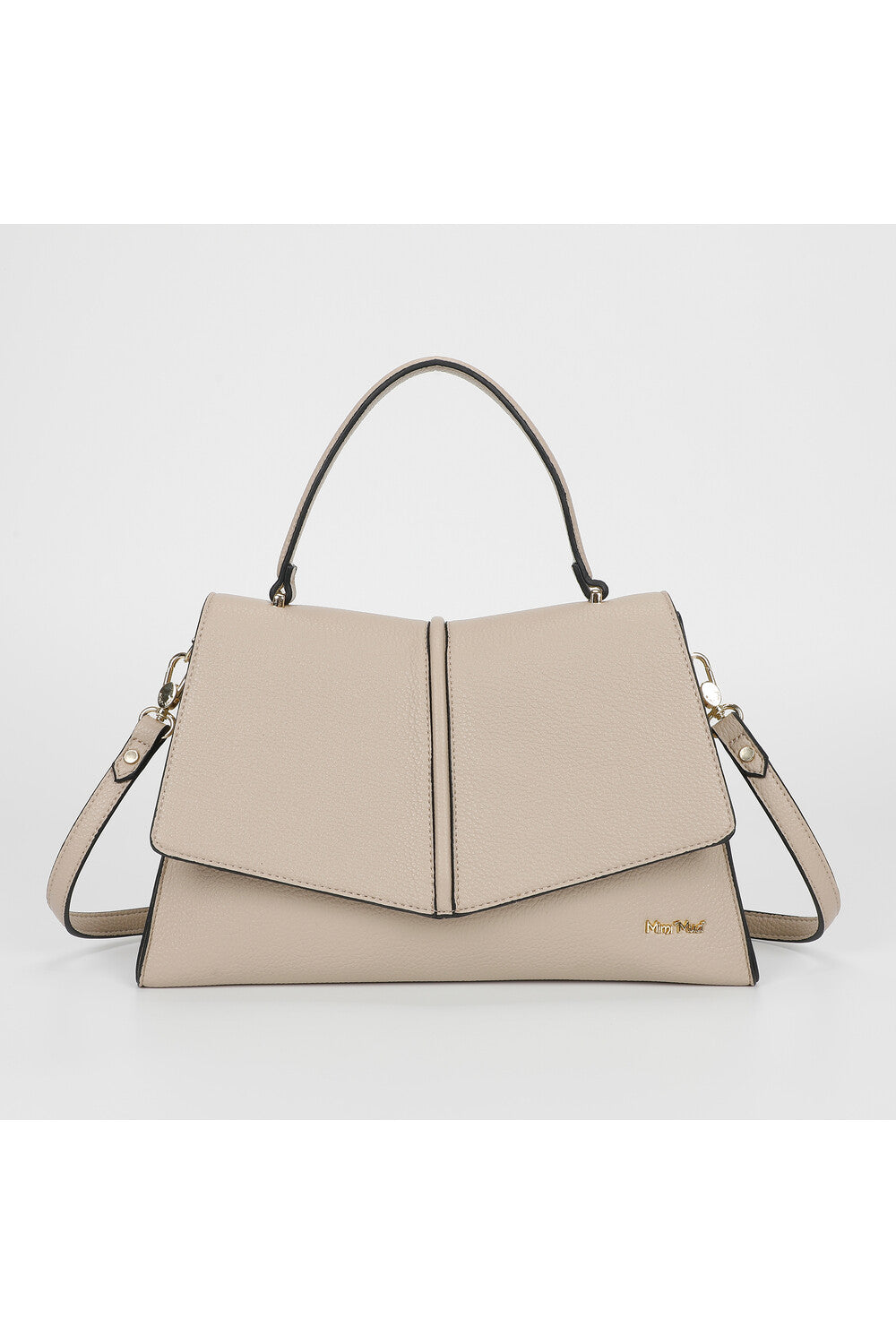 Mimi Mua borsa a mano elegante con tracolla Beige TU | Giò Fashion