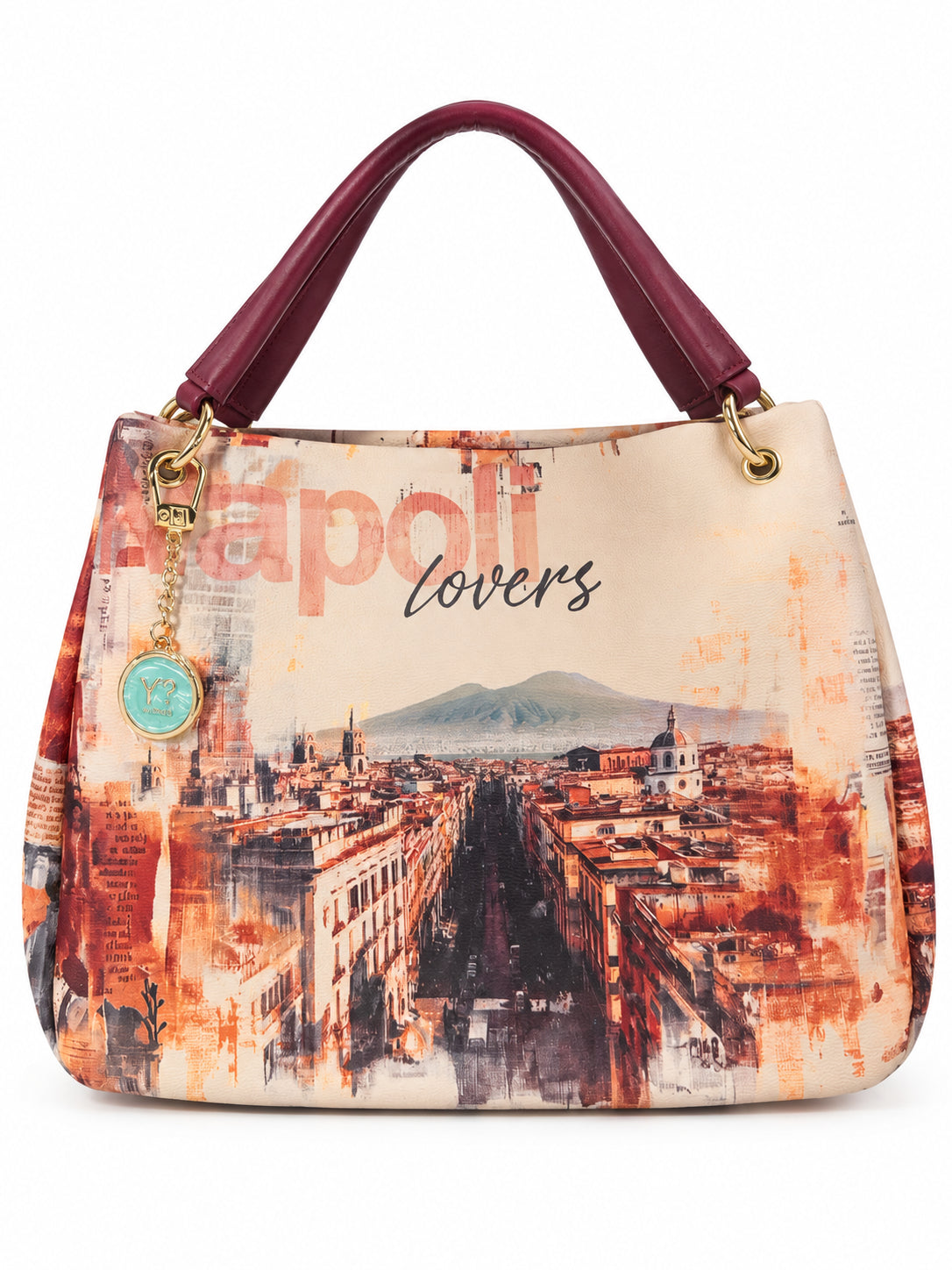 Borsa a Mano Donna Ynot? con Stampa London