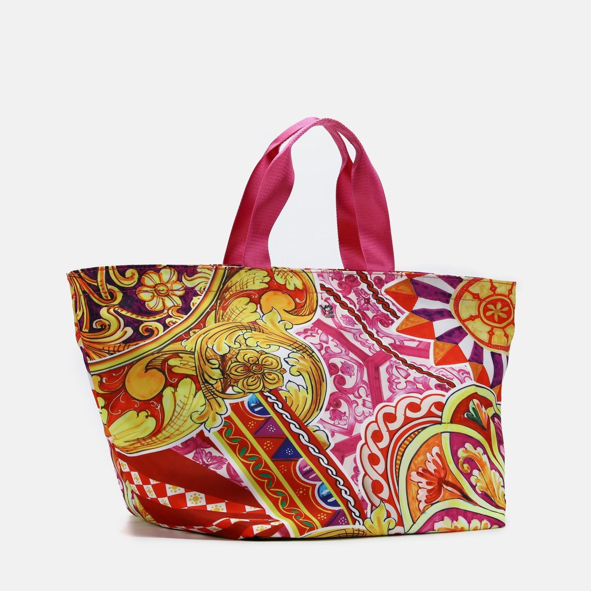 Borsa shopper grande Y Not stampa siciliana