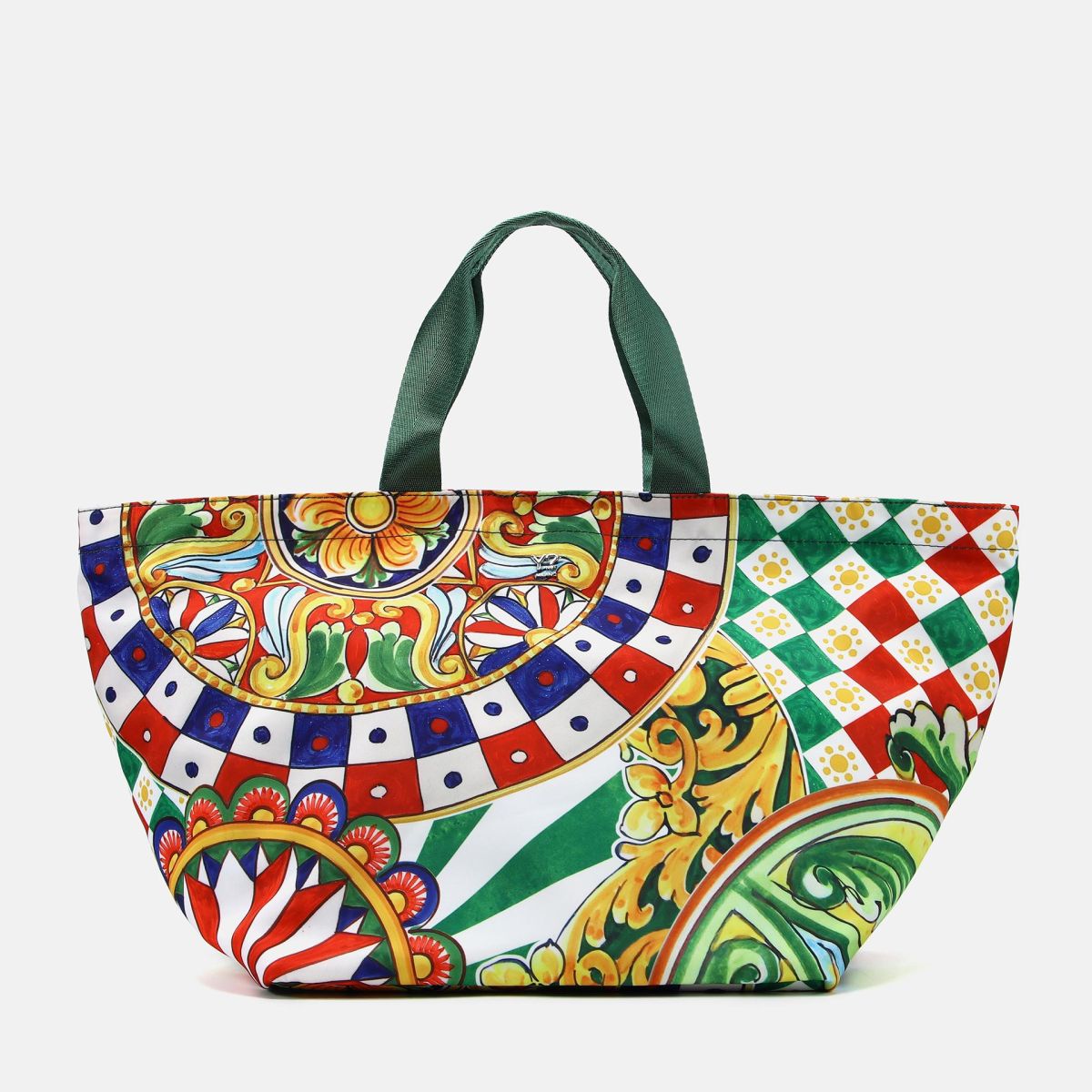 Borsa shopper grande Y Not stampa siciliana