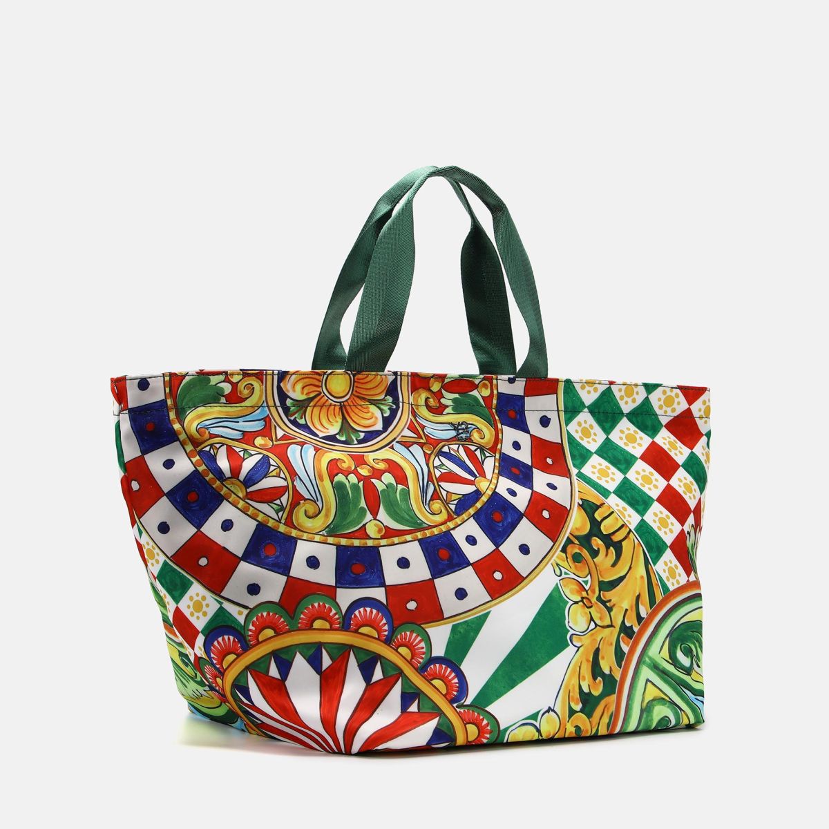 Borsa shopper grande Y Not stampa siciliana