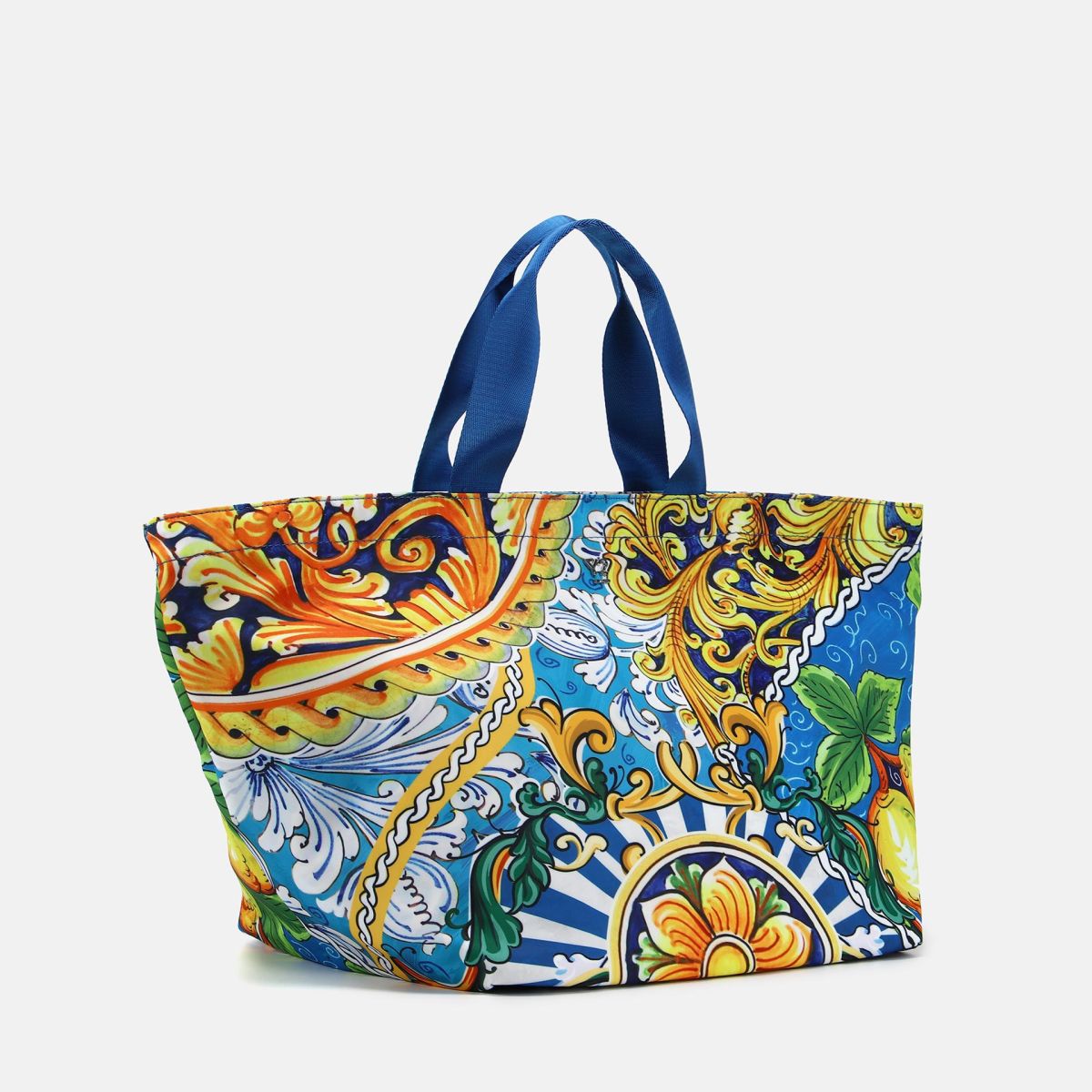 Borsa shopper grande Y Not stampa siciliana