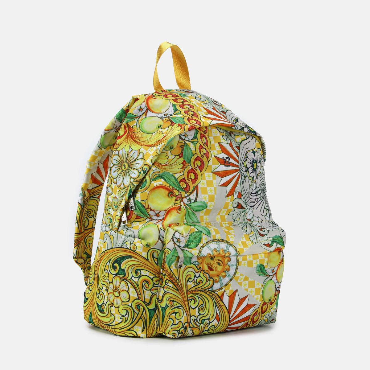 Zaino Y Not con fantasia barocca multicolore