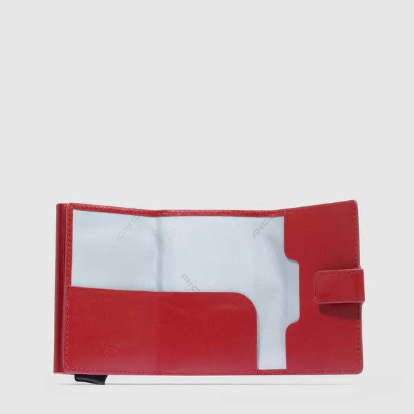 Portafoglio Piquadro Ducati in pelle con protezione RFID