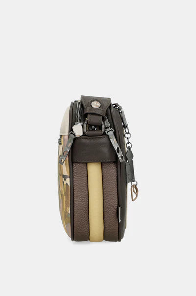 Borsa Tracolla Anekke Donna con Zip Doppio Scomparto Pratica GRIGIO TU | Giò Fashion