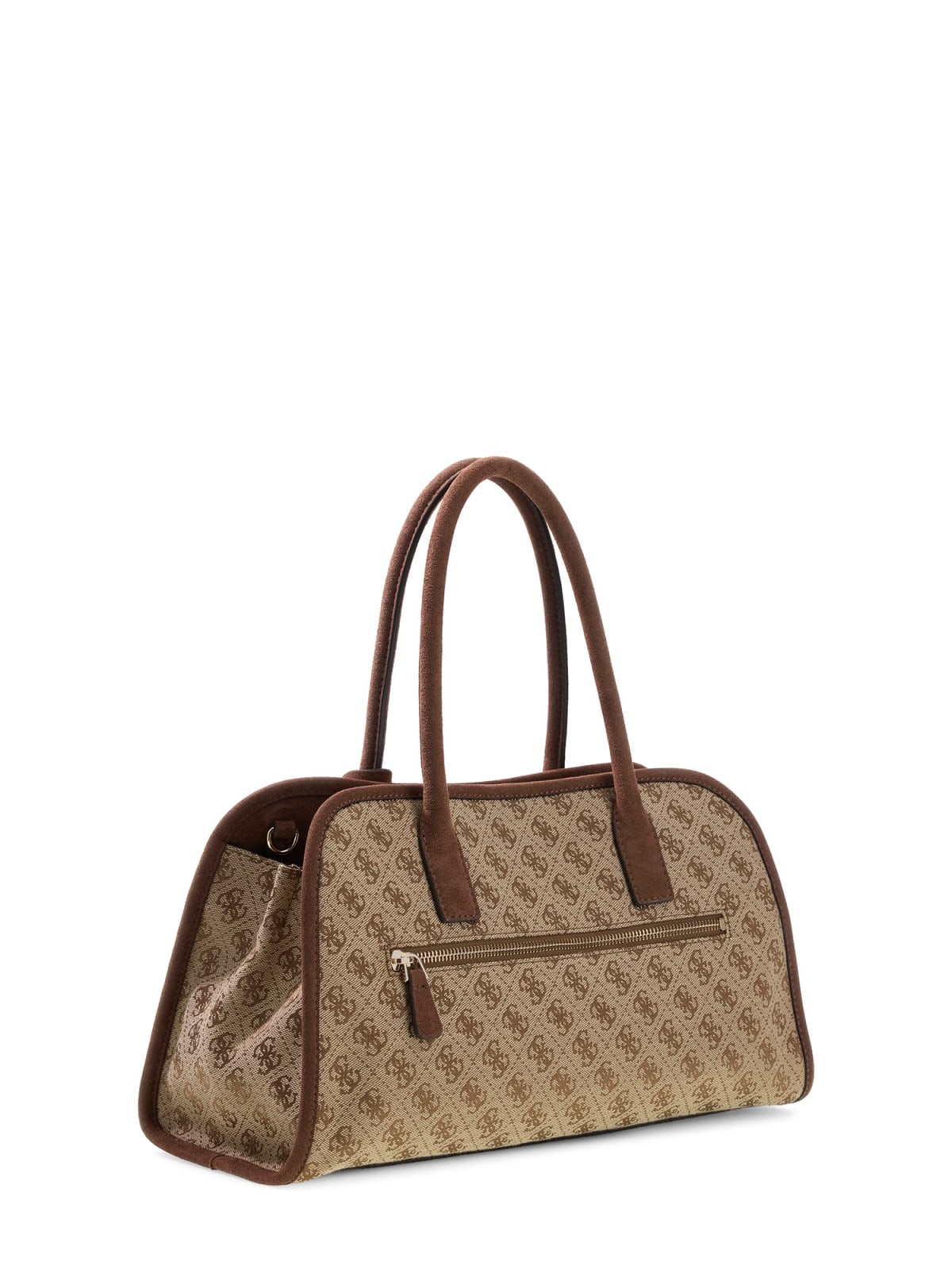 Borsa a Mano Donna Guess con Doppio Manico e Chiusura Zip