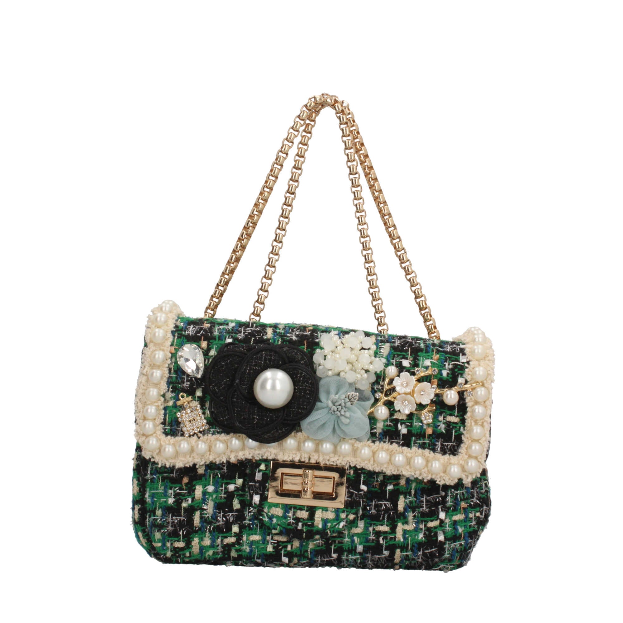 Borsa a tracolla Made in Italy VERDE TU | Giò Fashion