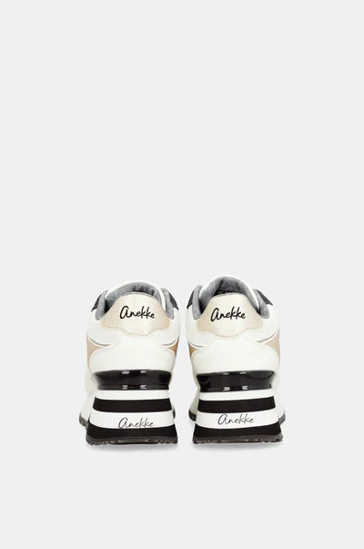 Sneakers donna Anekke con lacci decorativi e suola platform Bianco 40 | Giò Fashion