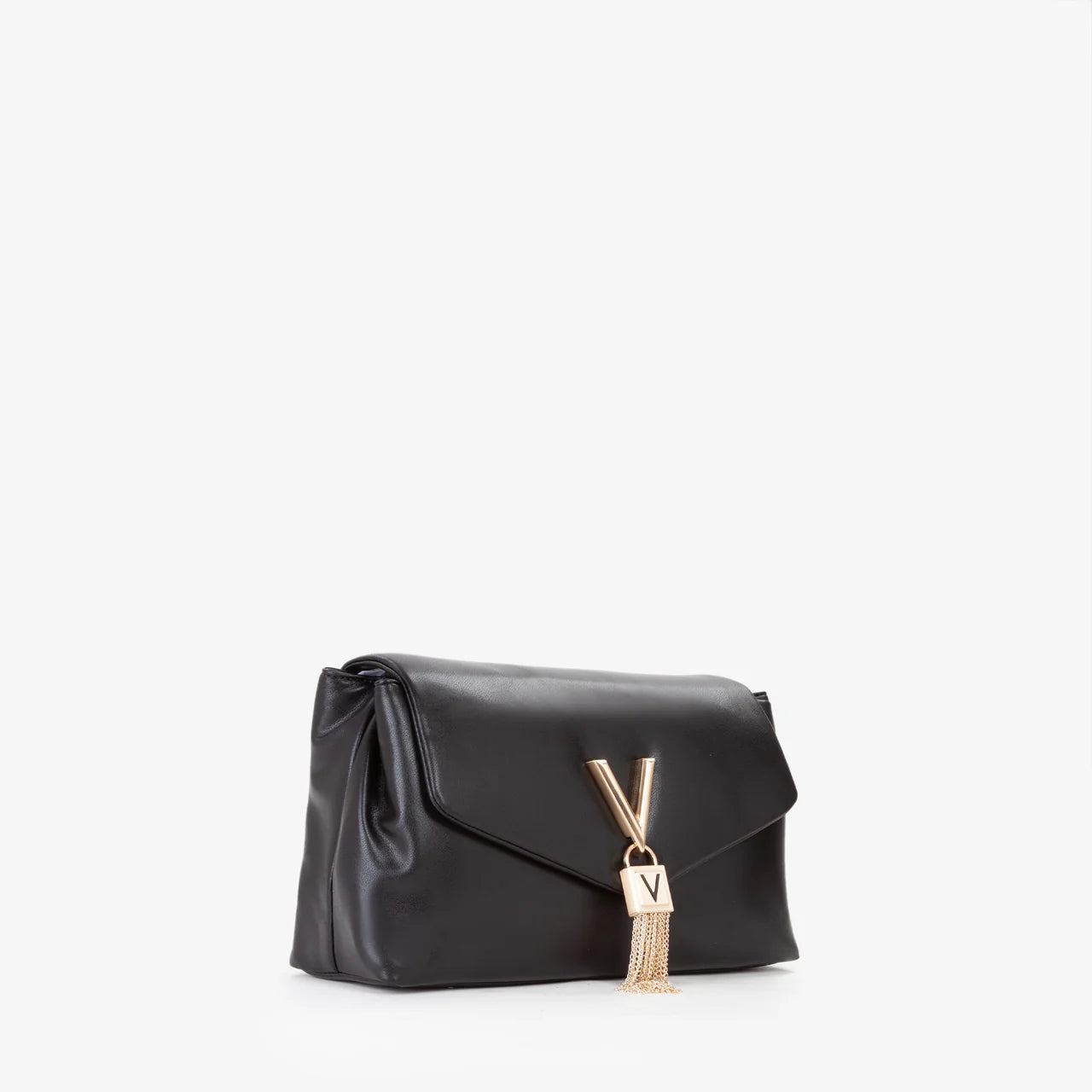 Valentino borsa a tracolla donna con patta e dettaglio V Nero TU | Giò Fashion