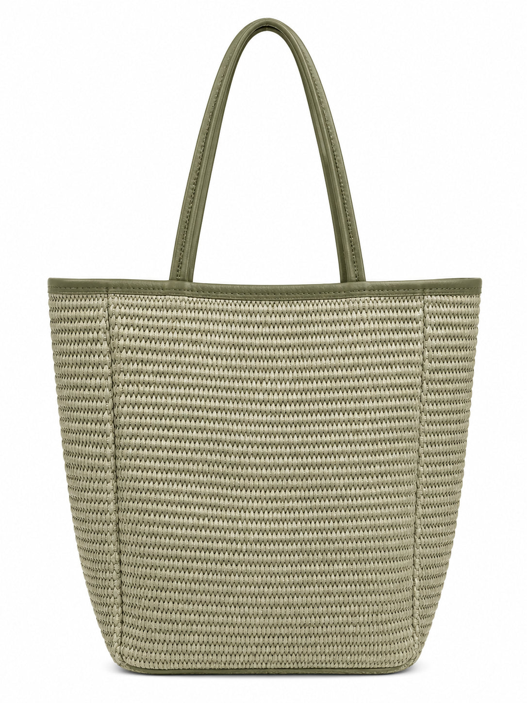 Borsa Mare Shopping Intrecciata Donna con Doppi Manici