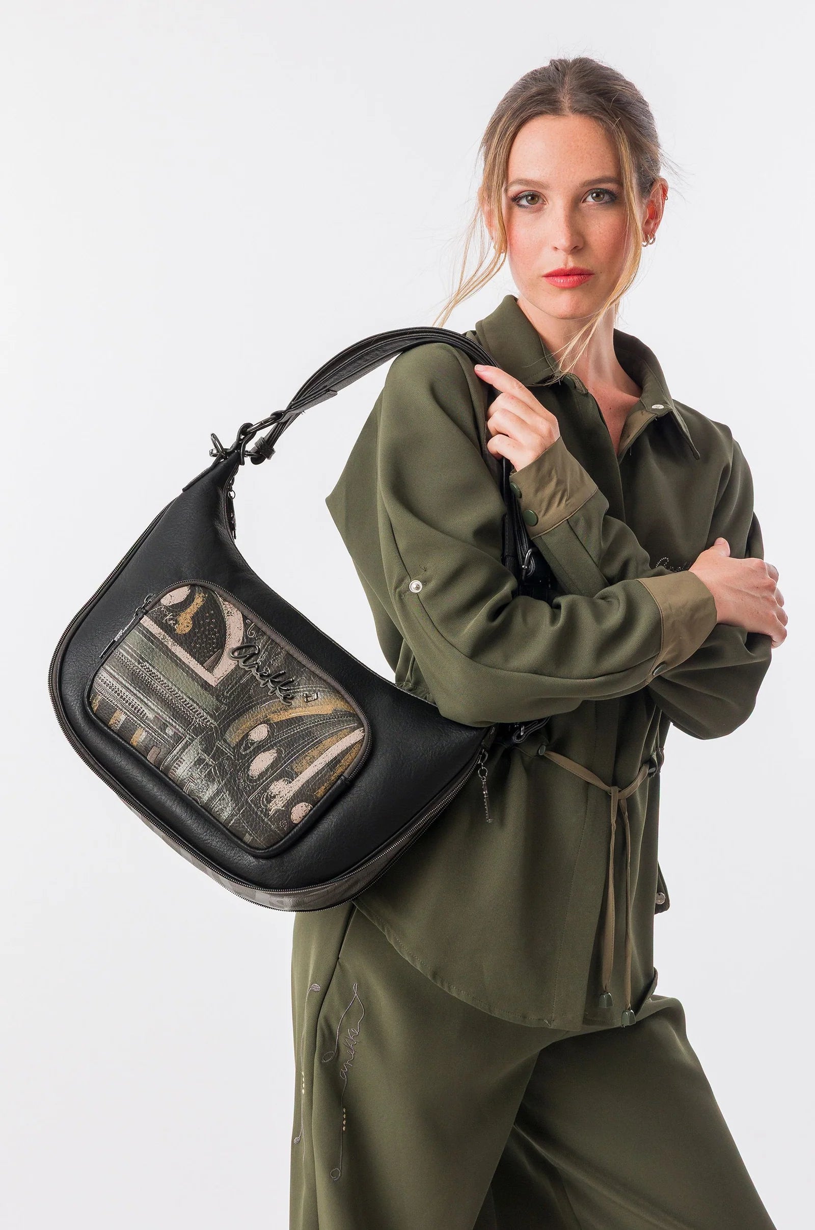 Borsa a Spalla Donna Anekke con Tracolla Regolabile