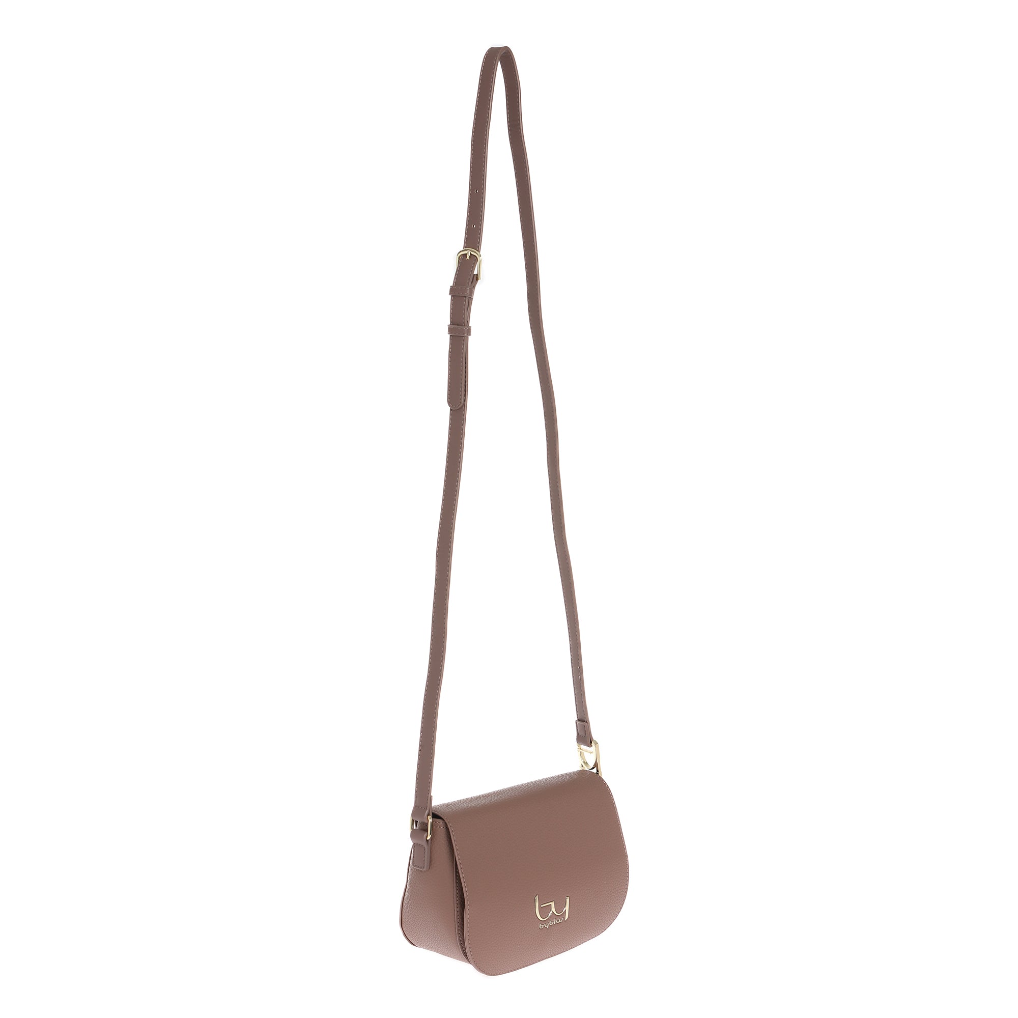 Borsa a tracolla By Byblos con patta e logo frontale Rosa TU | Giò Fashion