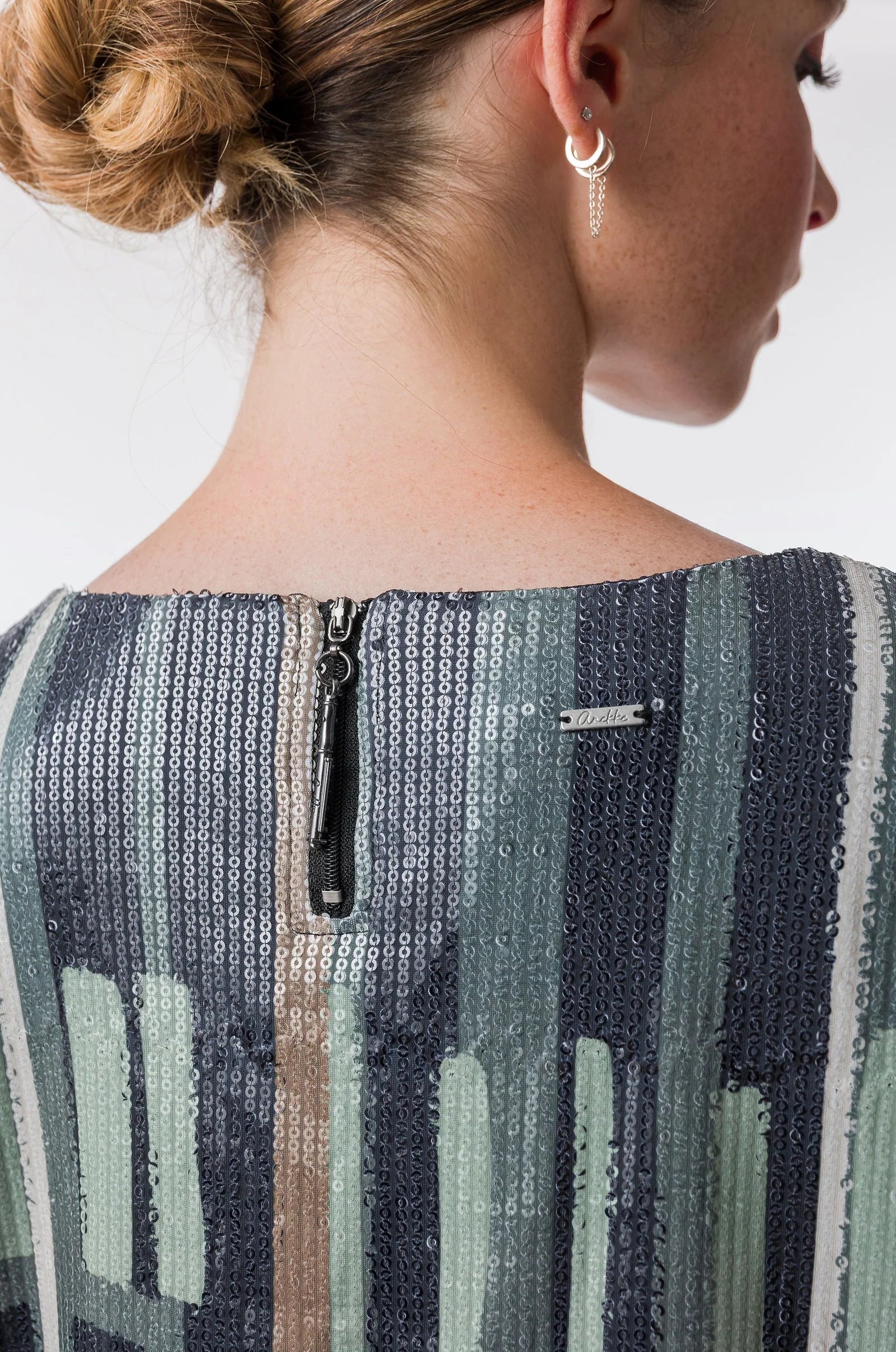Camicia Donna Anekke con Stampa Artistica ed Effetto Brillante