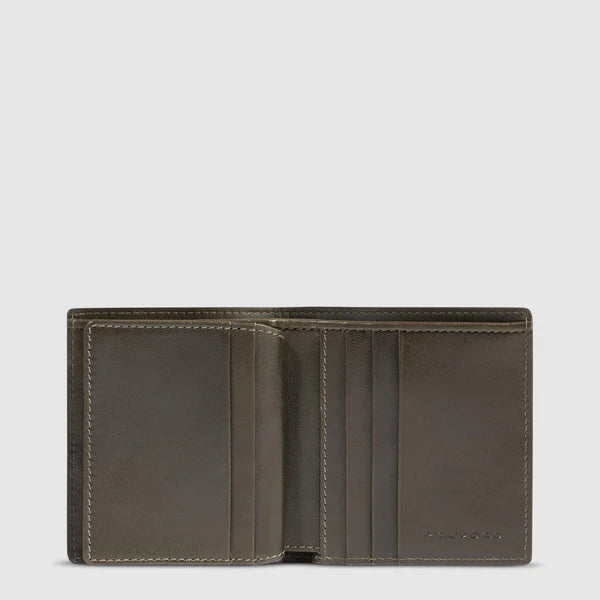 Portafoglio Piquadro in pelle con portadocumenti e portacarte Verde TU | Giò Fashion