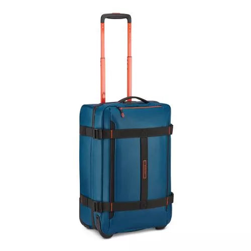 Trolley cabina compatto con ruote e manico telescopico pratico DENIM TU | Giò Fashion