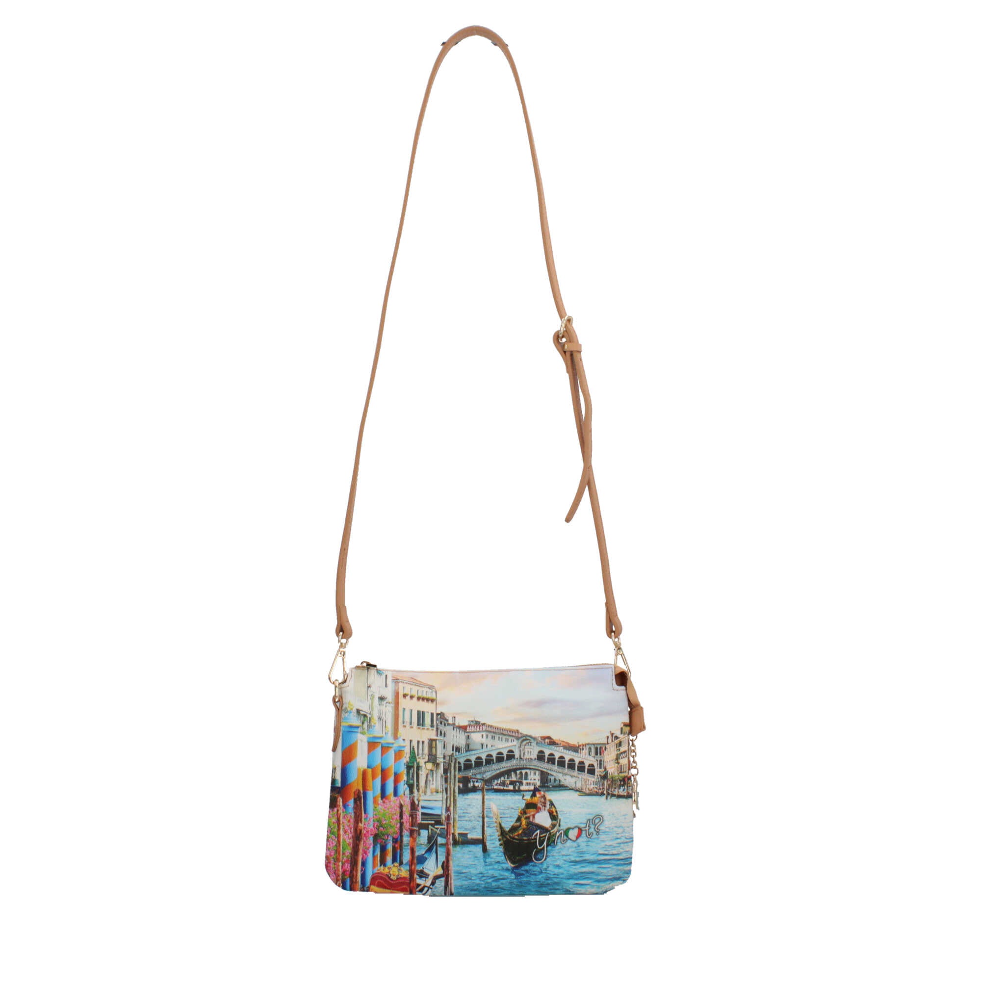 Borsa a tracolla YNot con doppio scomparto e design compatto DREAM IN VENICE TU | Giò Fashion