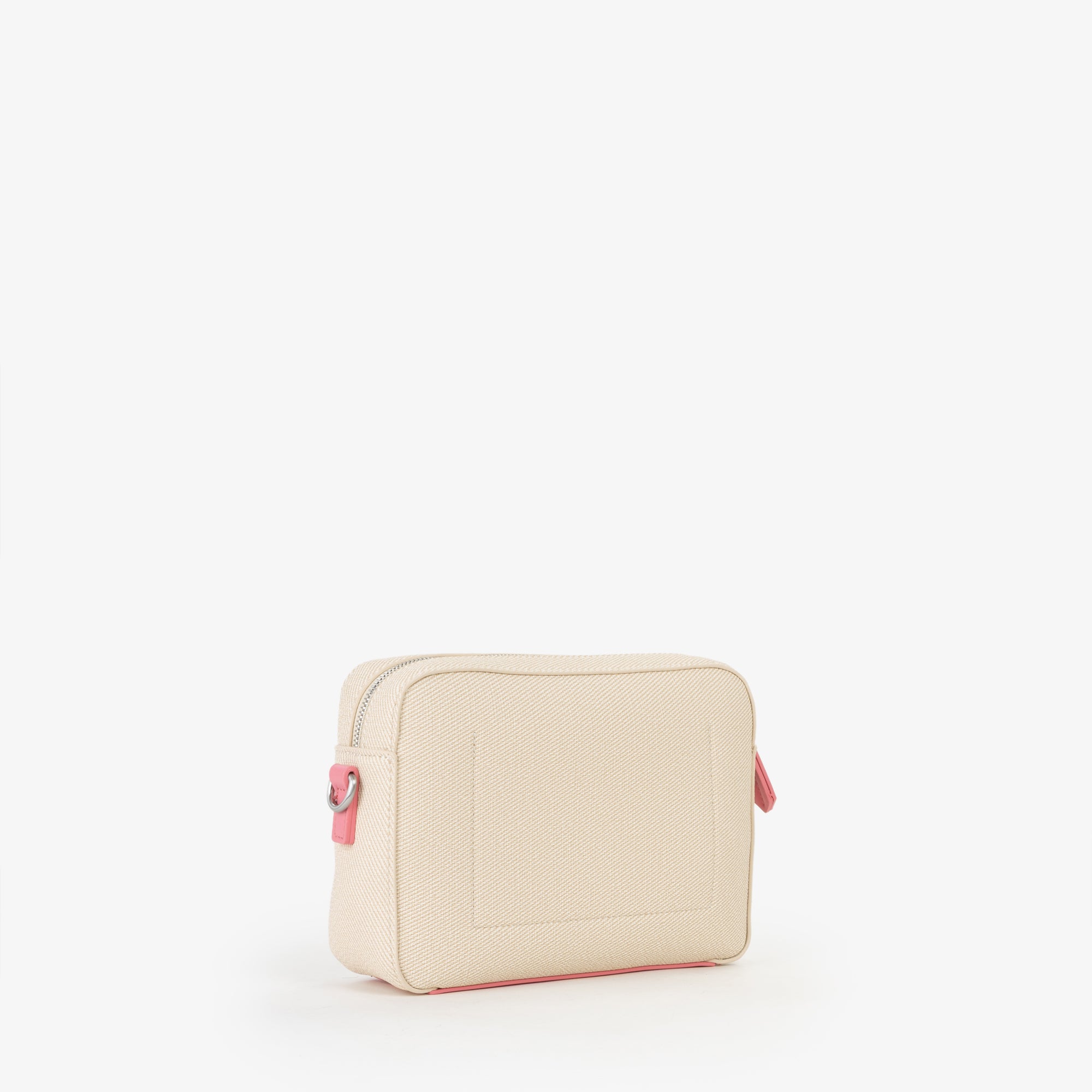 Borsa a tracolla Mario Valentino compatta in tessuto con chiusura zip e design essenziale Rosa TU | Giò Fashion