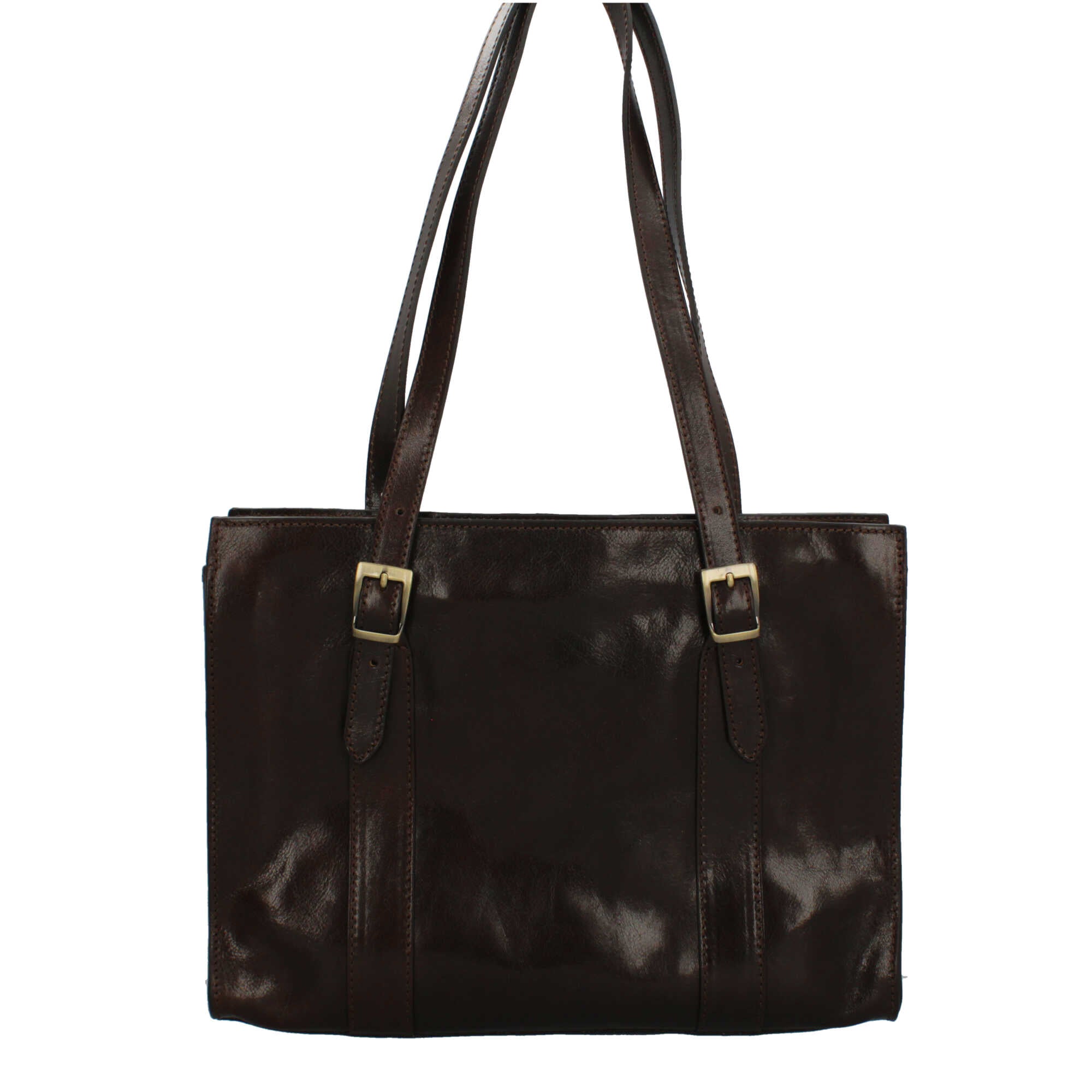 Borsa a spalla in vera pelle artigianale Il Giglio Made in Italy NERO TU | Giò Fashion