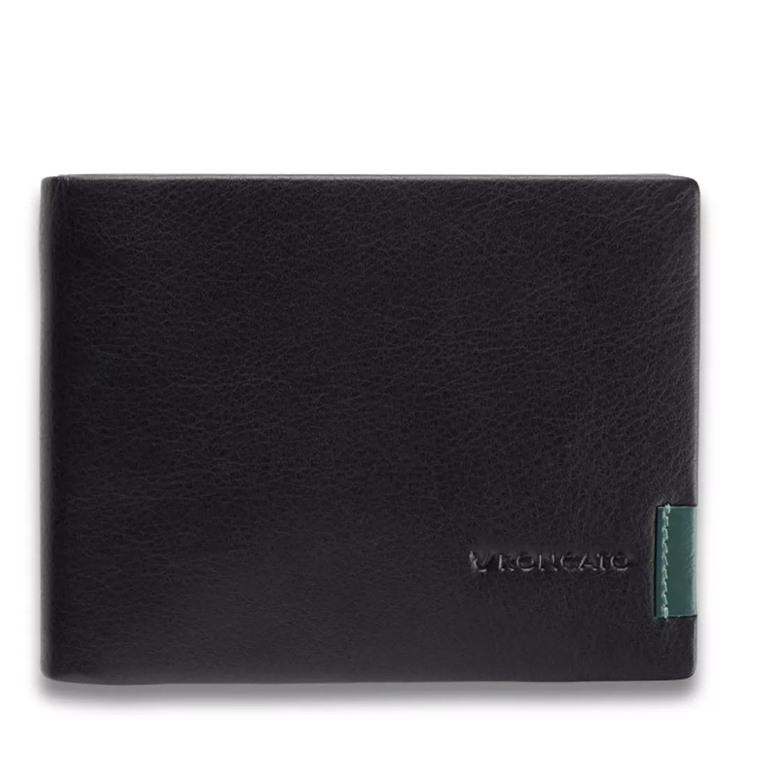 Portafoglio uomo Roncato in pelle con dettaglio laterale NERO TU | Giò Fashion
