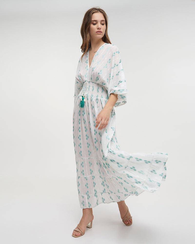 Ble Resort Collection Abito Lungo a Maniche 3/4
