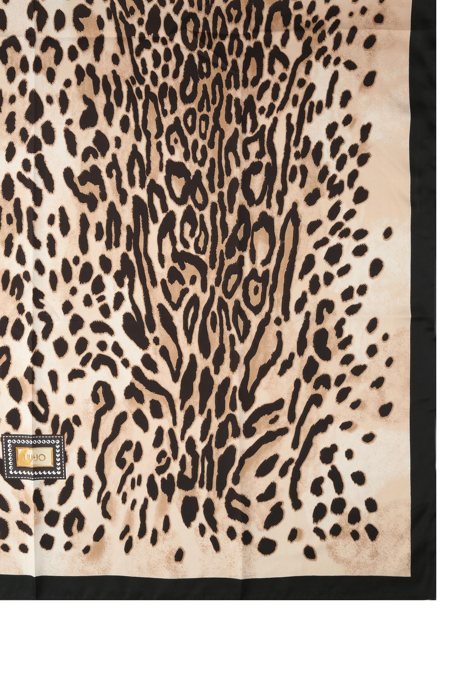Liu Jo Foulard Grande Donna 90x90 con Stampa Animalier