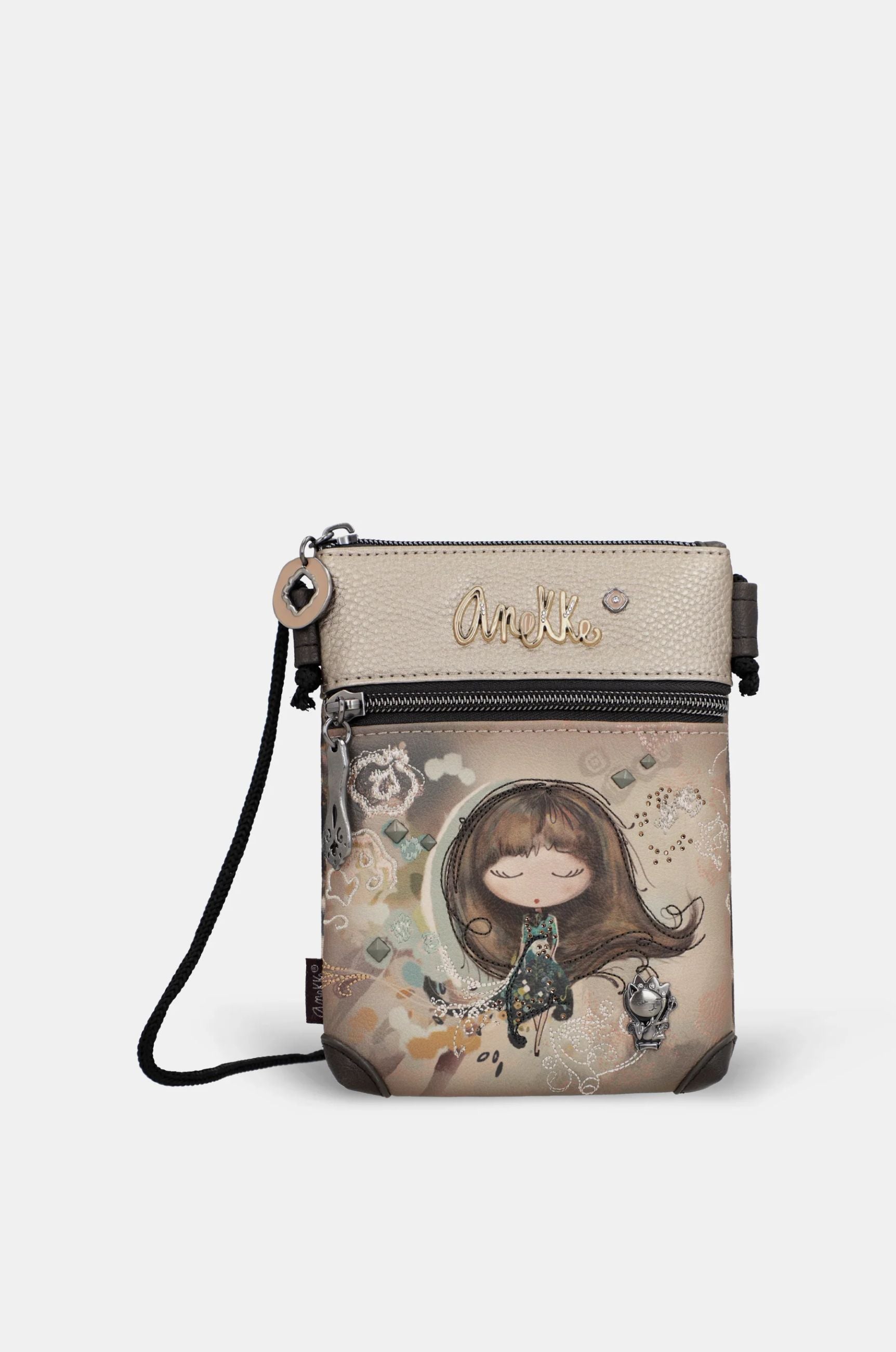 Borsa mini a tracolla Anekke The World of Dreams Beige TU | Giò Fashion