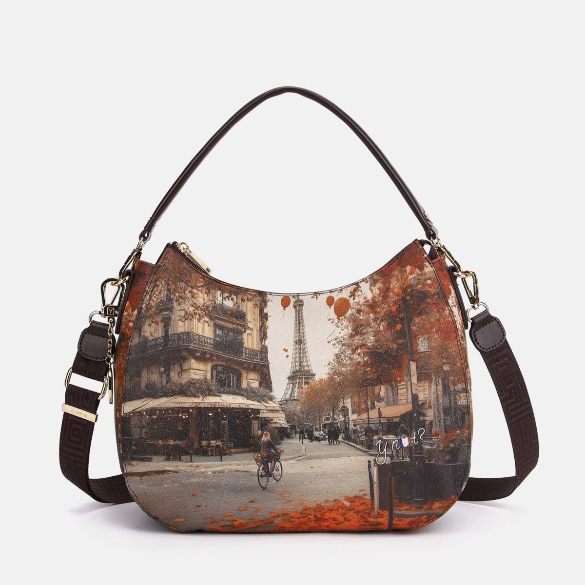 Ynot? Yes Bag Hobo Bag Donna con Tracolla